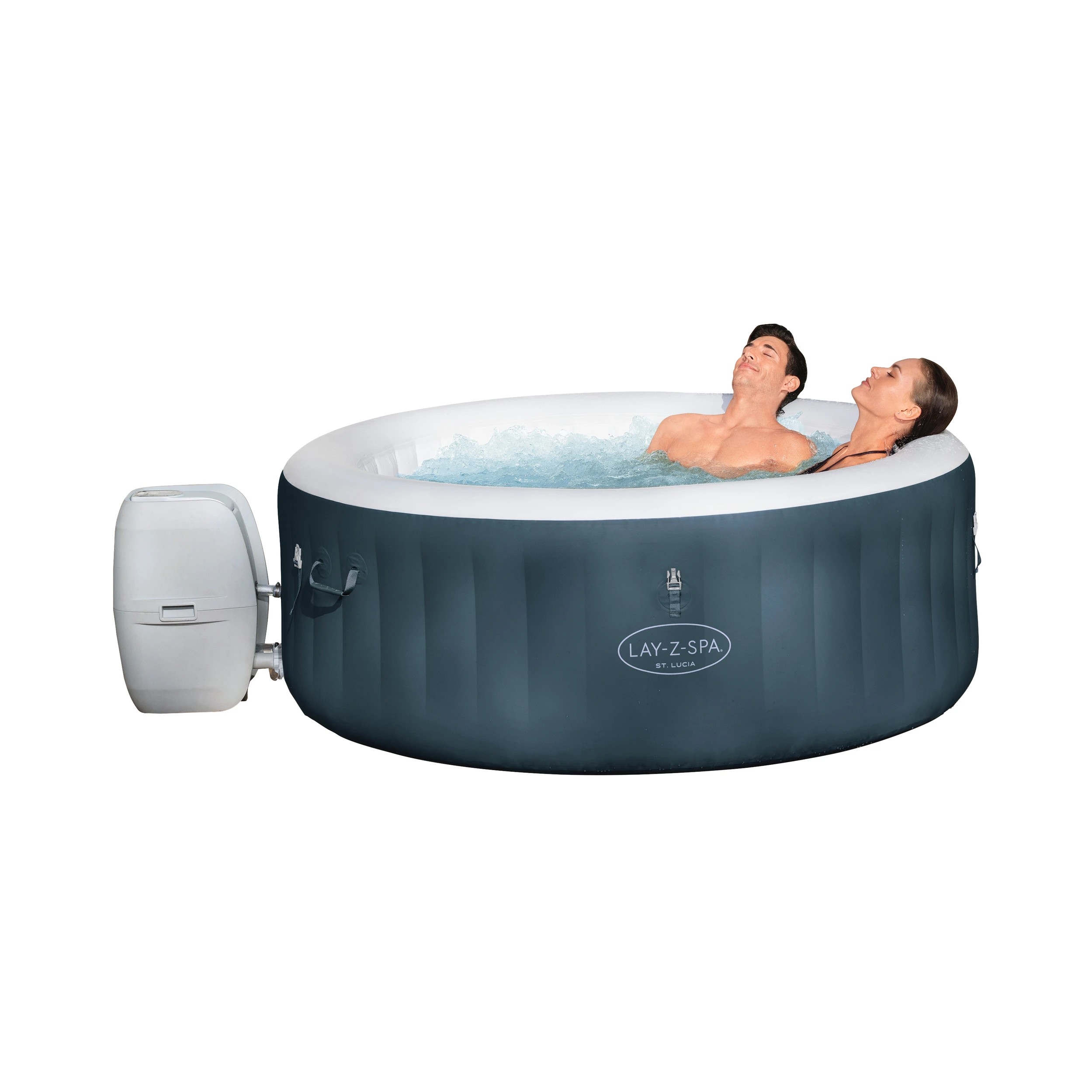 1 Bestway Lay-Z-Spa St. Lucia Inflatable Portable Spa, 1 of 8