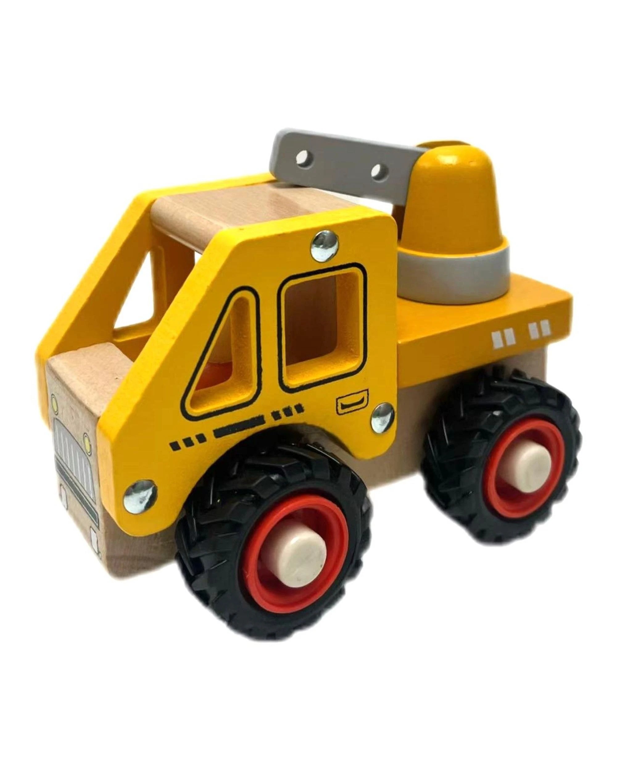 2 Toyslink Wooden Wheelie Crane Toy Vehicle, 2 of 4