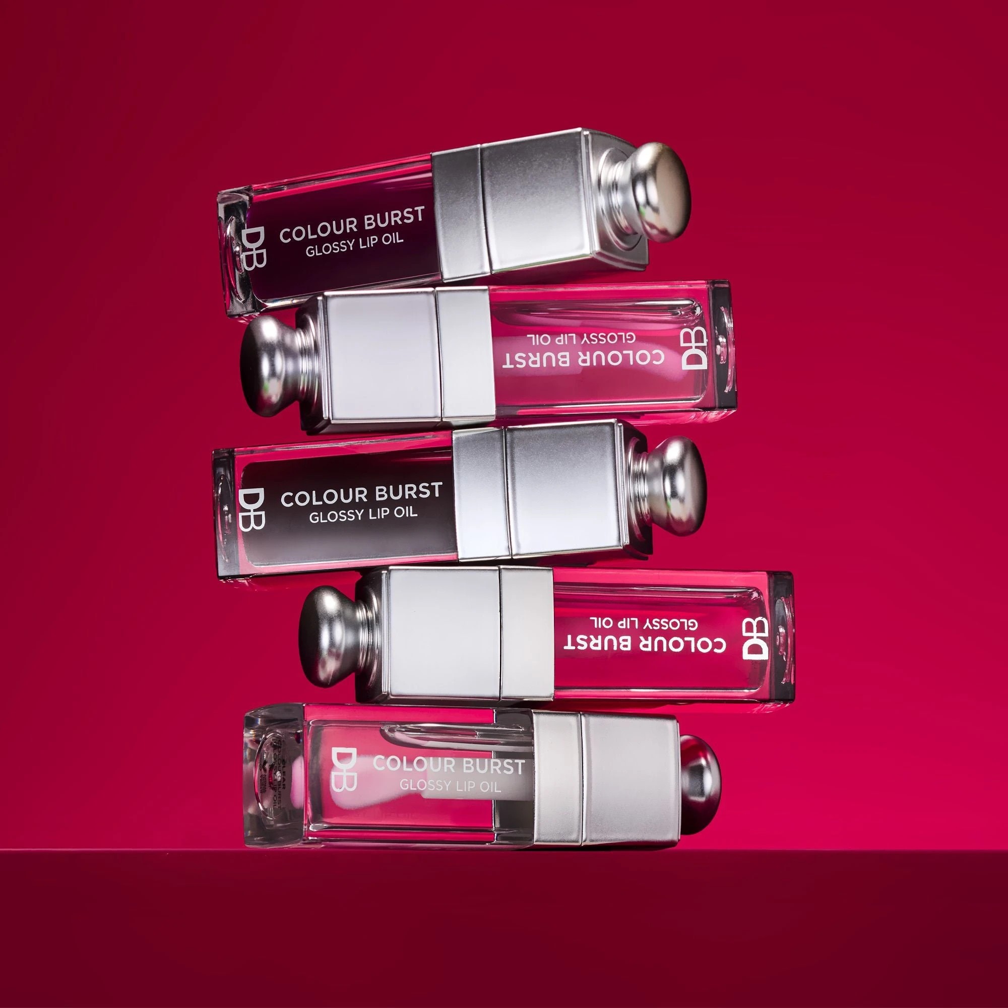 3 DB Designer Brands Colour Burst Glossy Lip Oil - Black Forest, 3 of 4