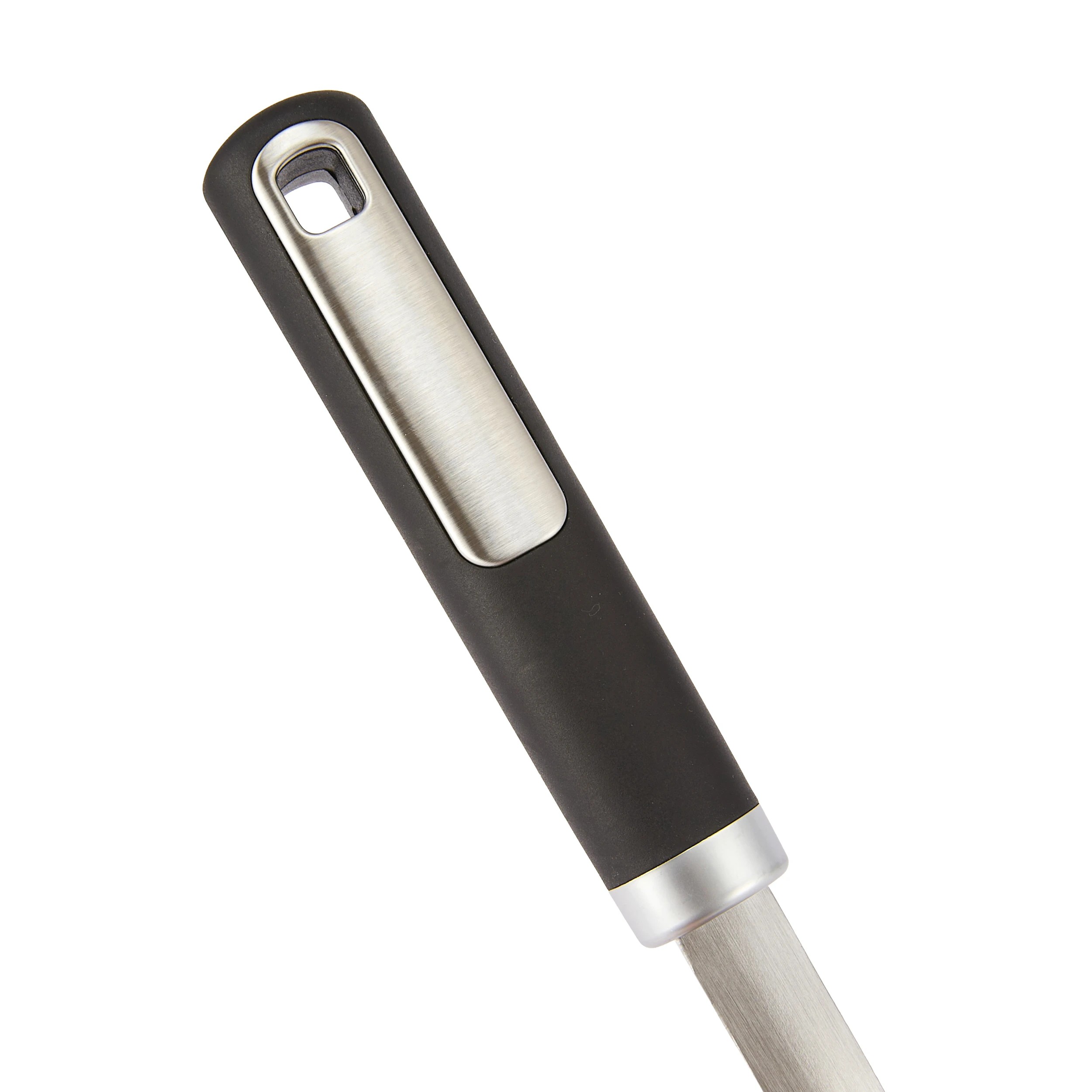 3 Silicone and Stainless Steel Slotted Spoon with Soft Touch Handle, 3 of 5