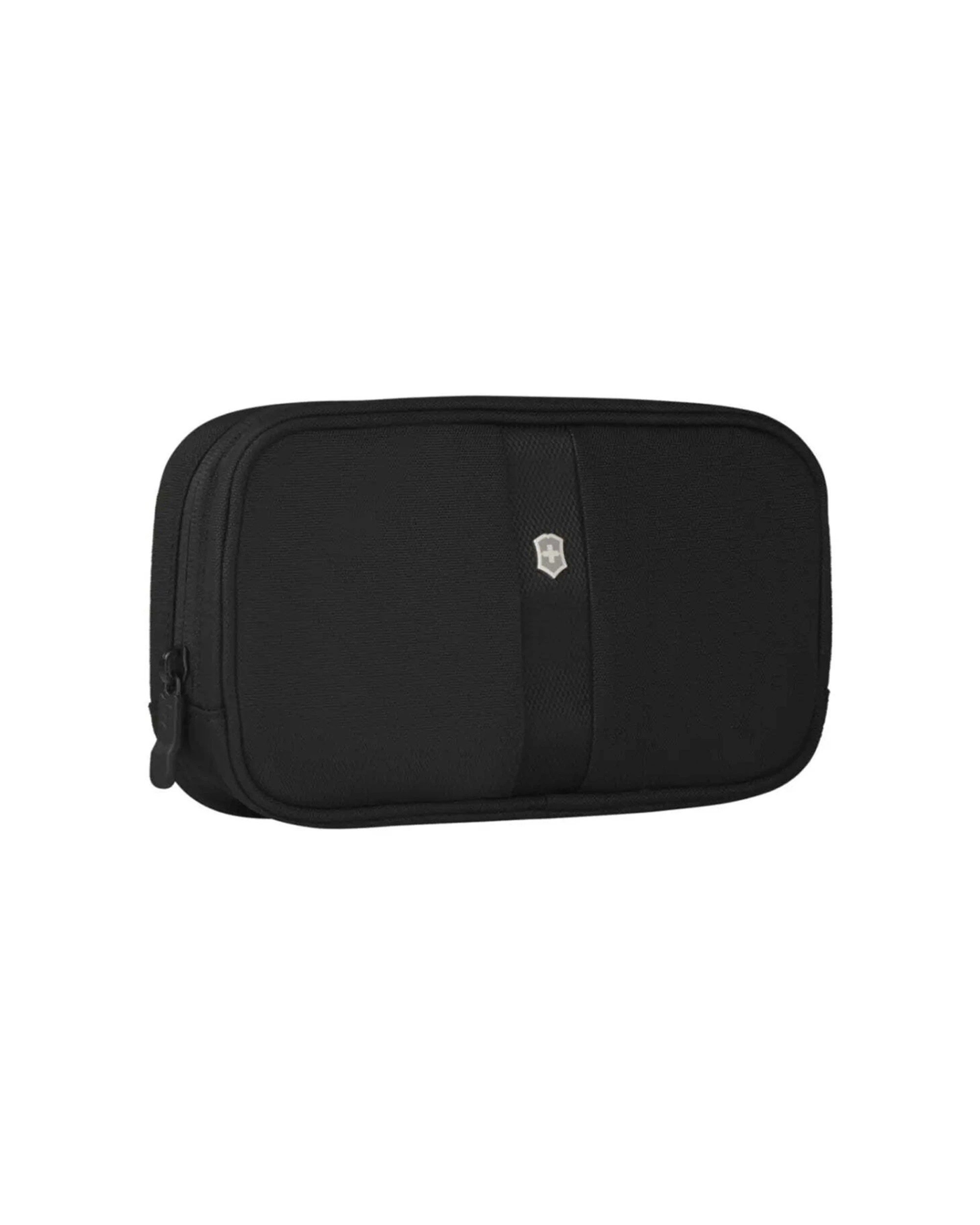 4 Victorinox Overnight Toiletry Kit Compact Organiser Mesh Pockets Easy Clean - Black, 4 of 5