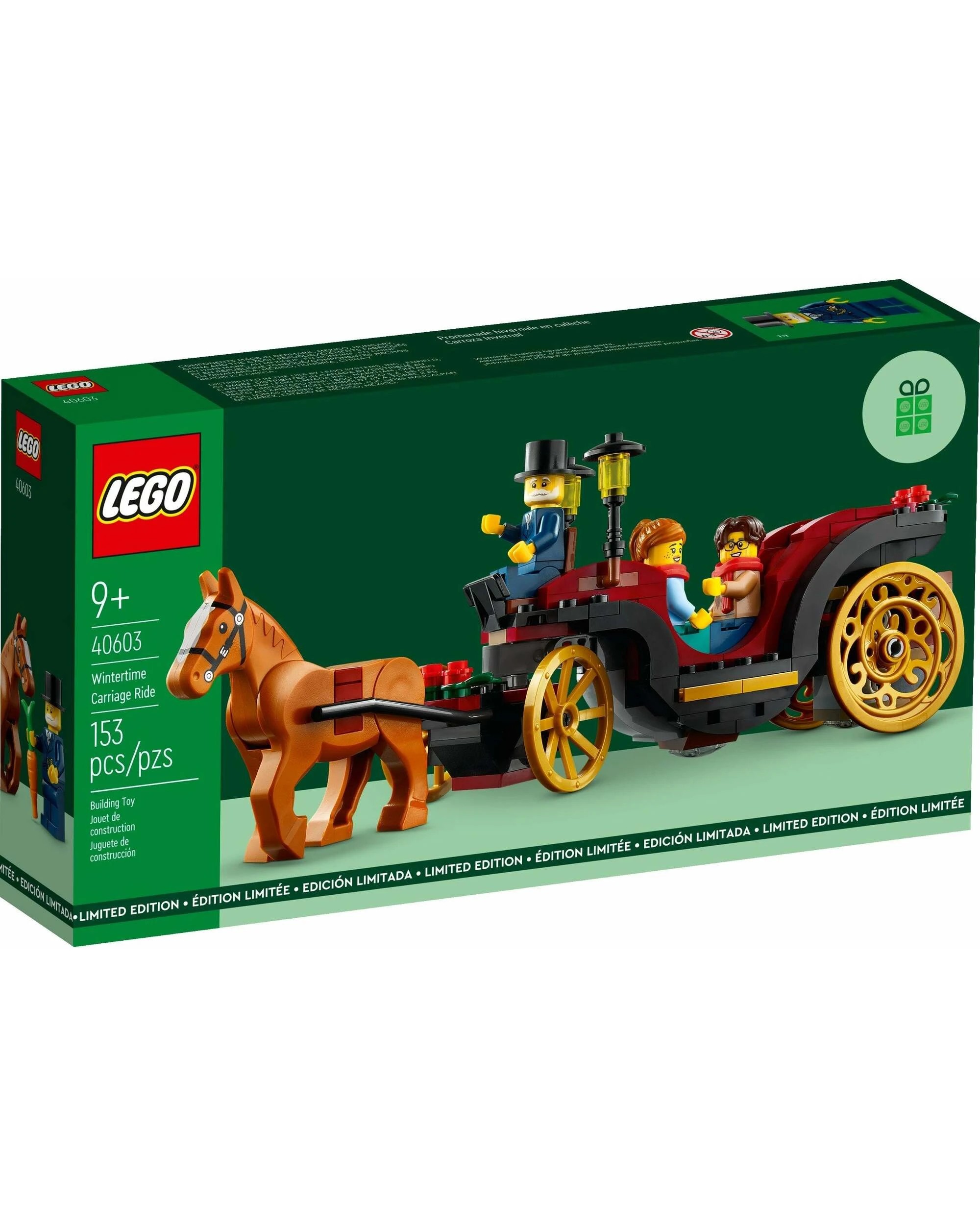 1 LEGO 40603 Christmas Wintertime Carriage Ride, 1 of 4