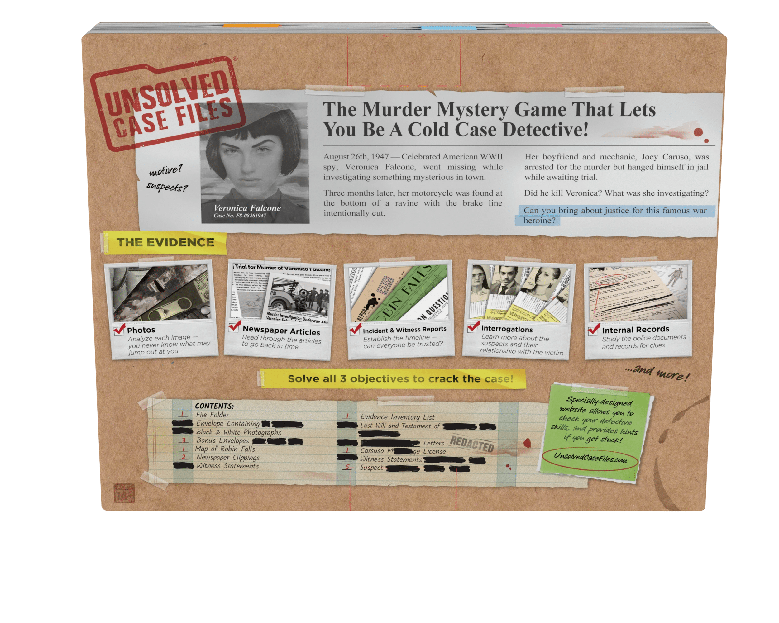 3 Crown & Andrews Unsolved Case Files Veronica Falcone - Multi, 3 of 3