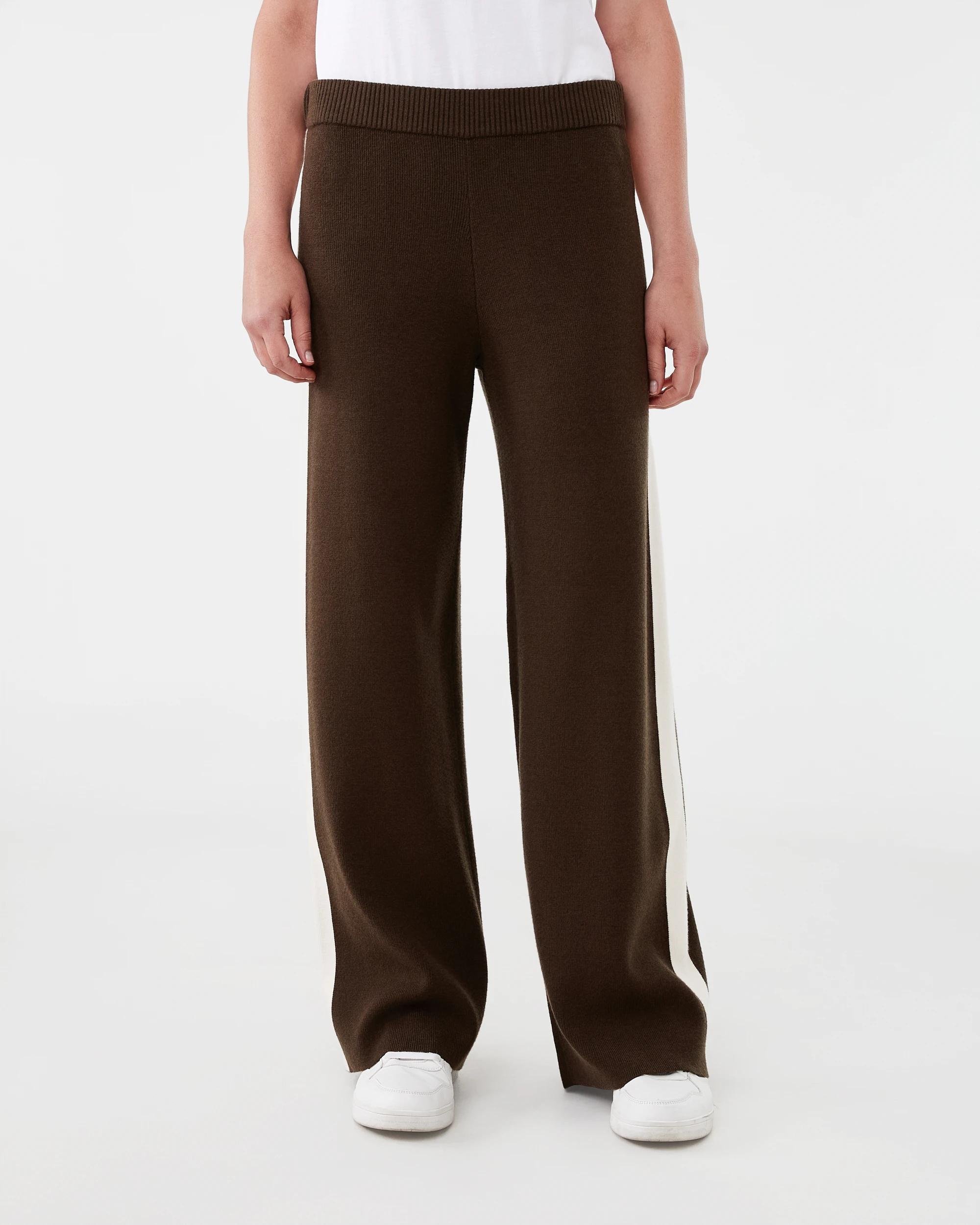 1 Side Stripe True Knit Pants Deep Olive, 1 of 5