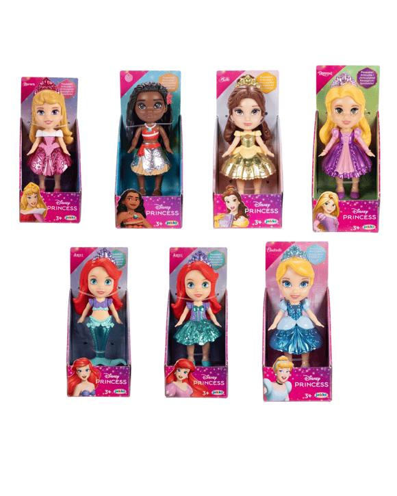 8cm Disney Princess Mini Doll - Assorted