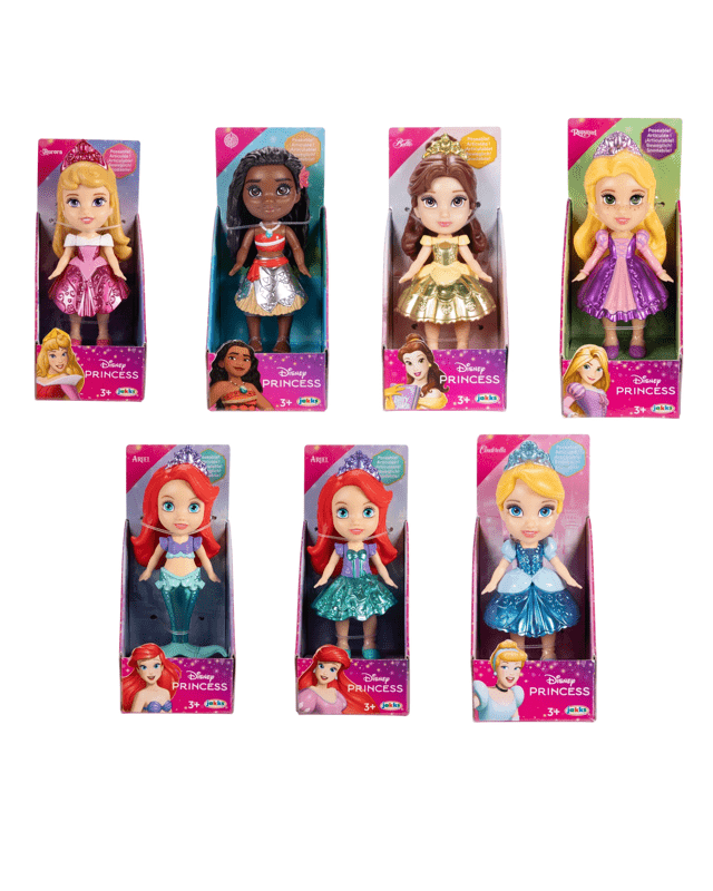 8cm Disney Princess Mini Doll - Asso
