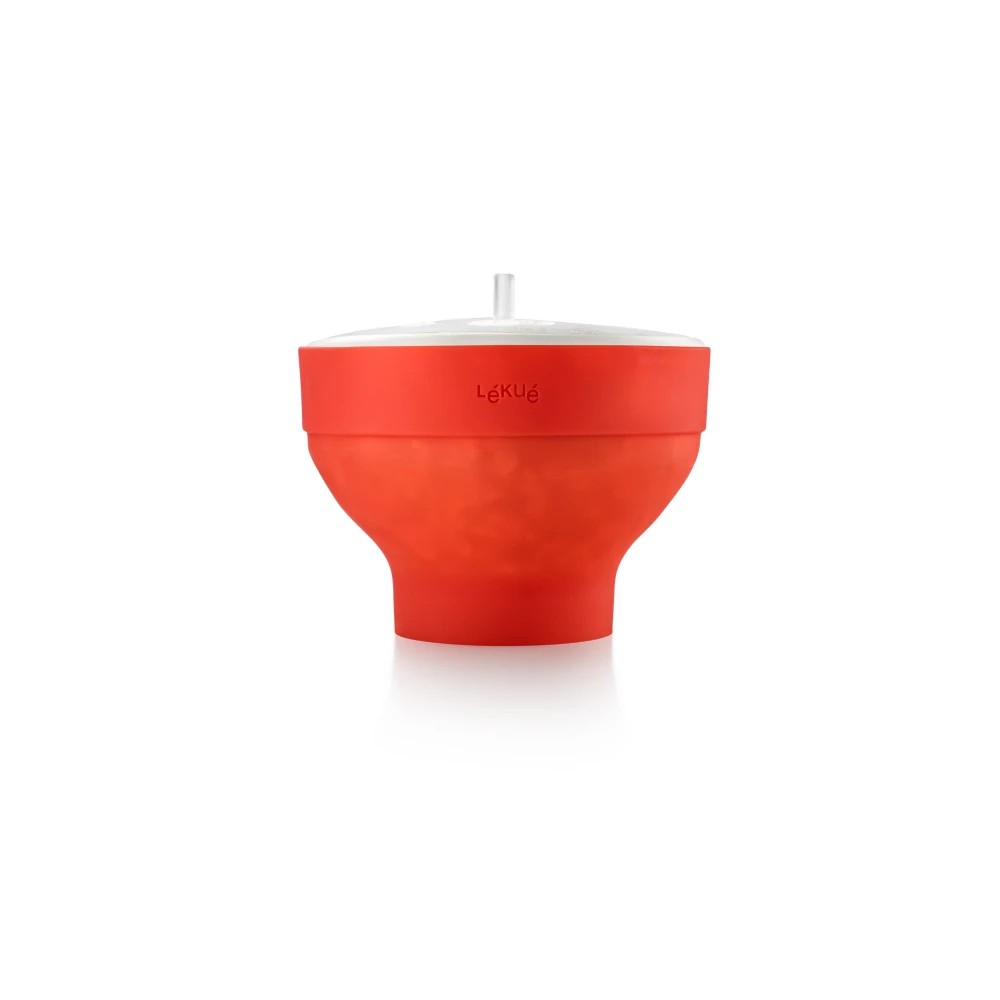 1 Lekue 2.8L Microwave Popcorn Maker - Red, 1 of 3