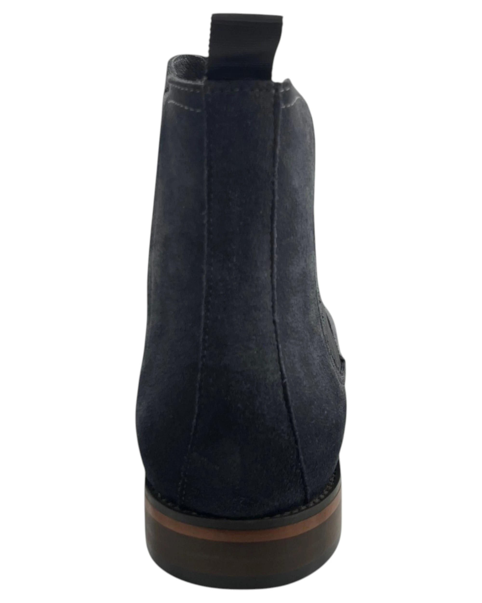 4 Batsanis Mens Jason Slip On Work Formal Boots GREY, 4 of 4