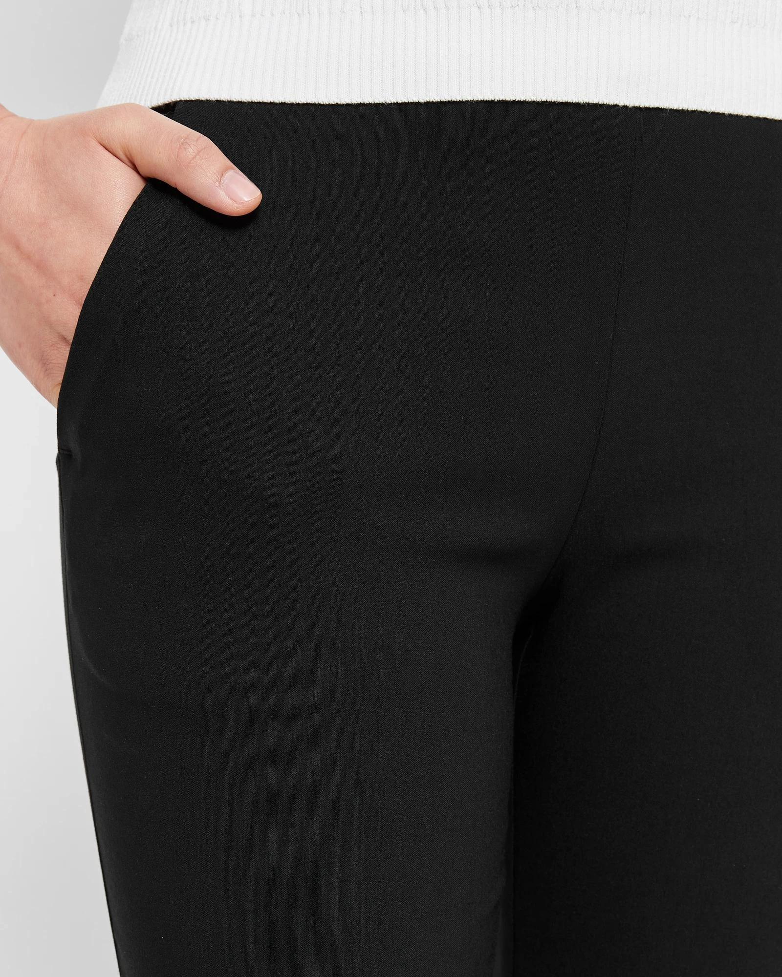 5 Preview Carrie Ankle Length Bengaline Cigar Pants BLACK, 5 of 10