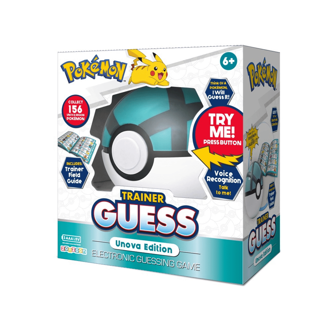 1 Zanzoon Pokemon Trainer Guess Unova Edition Electronic Guessing Game, 1 of 5