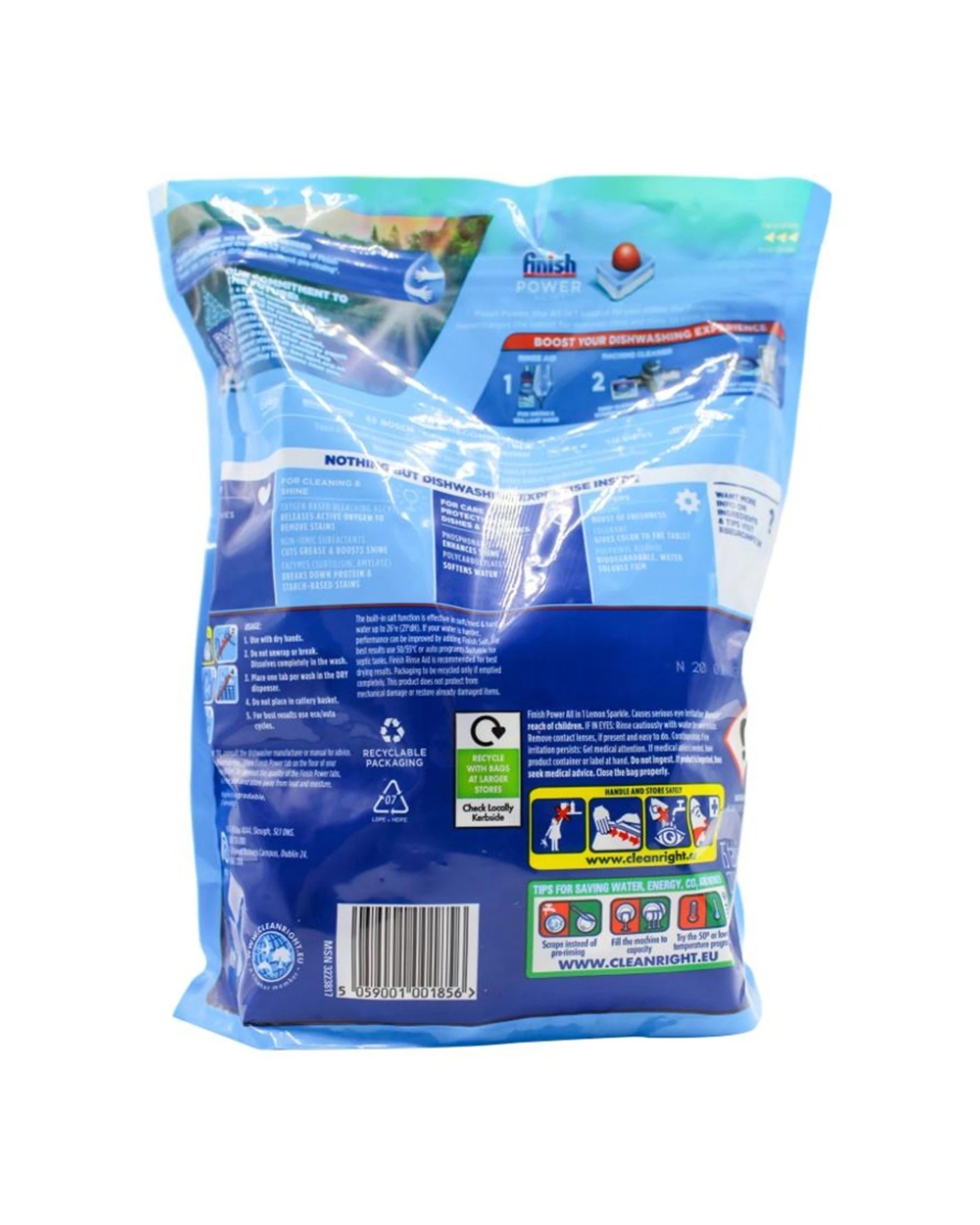 2 Finish 75pc Powerball Dishwashing Tablets Power All In 1 Lemon Sparkle, 2 of 3