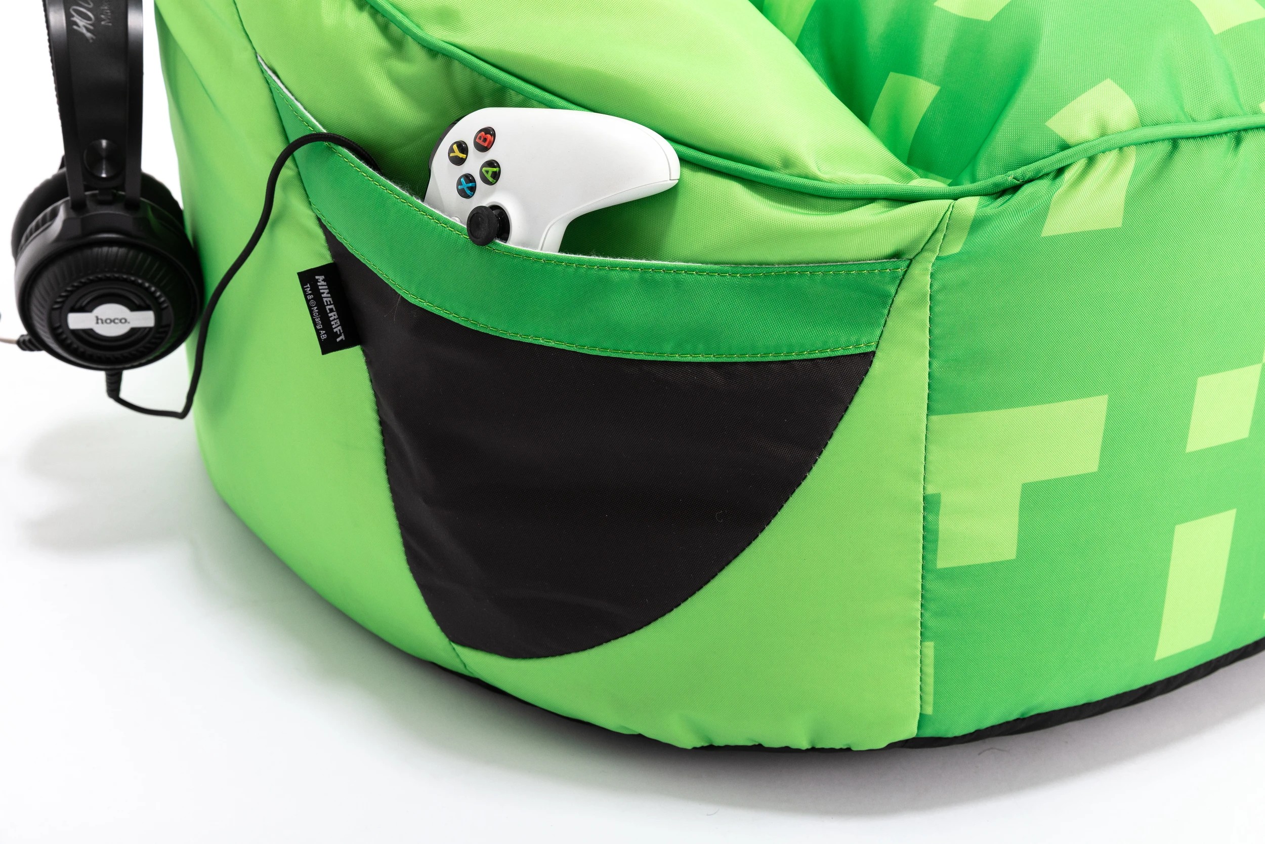 7 Minecraft Creeper Gaming Bean Bag Chair, 7 of 11