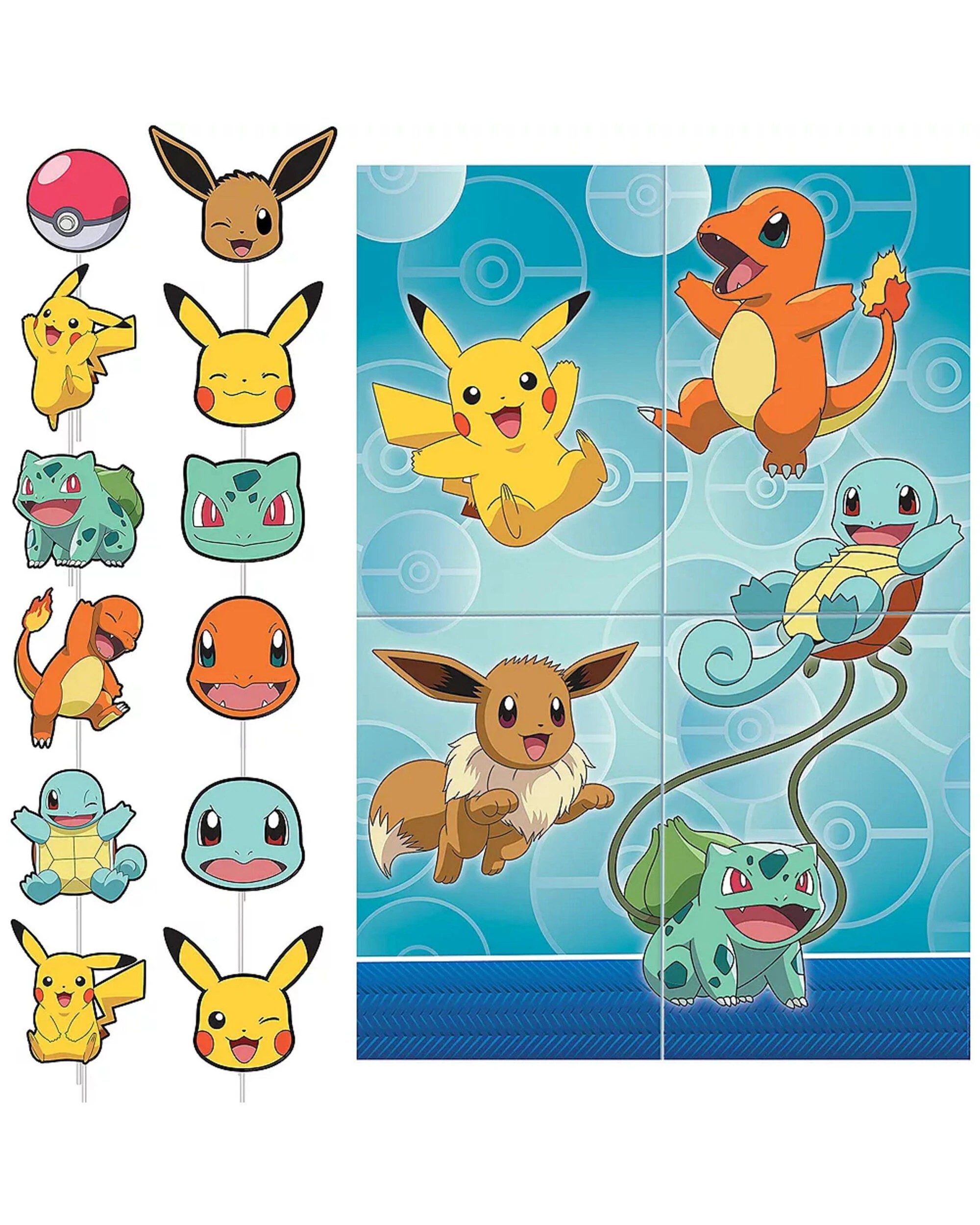 1 Pokemon Pokemon Classic Scene Setter with Photo Props, 1 of 2