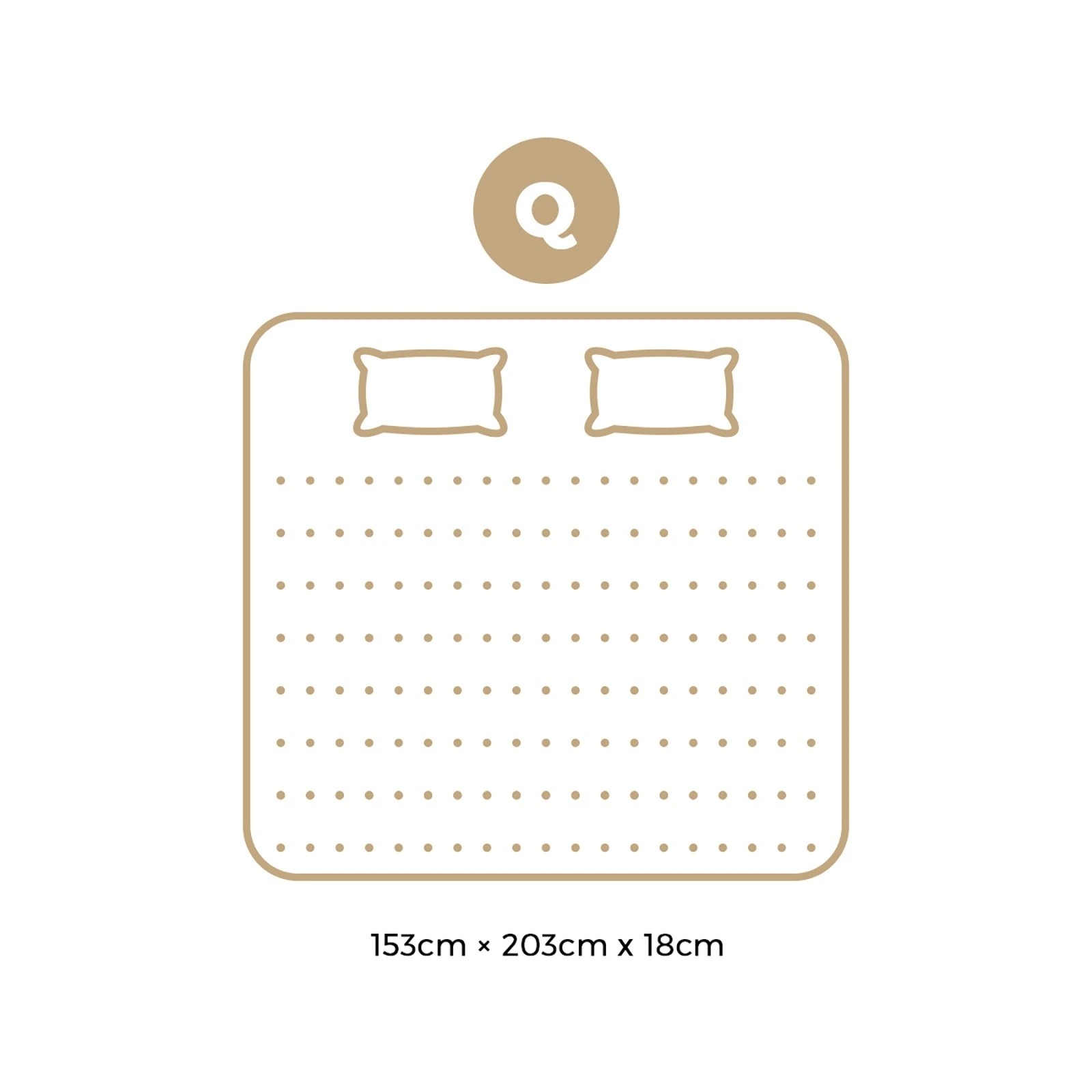 4 Bedra Bedding Mattress Luxury Bed Bonnell Spring Foam Medium 18cm Queen
 - Multi, 4 of 10