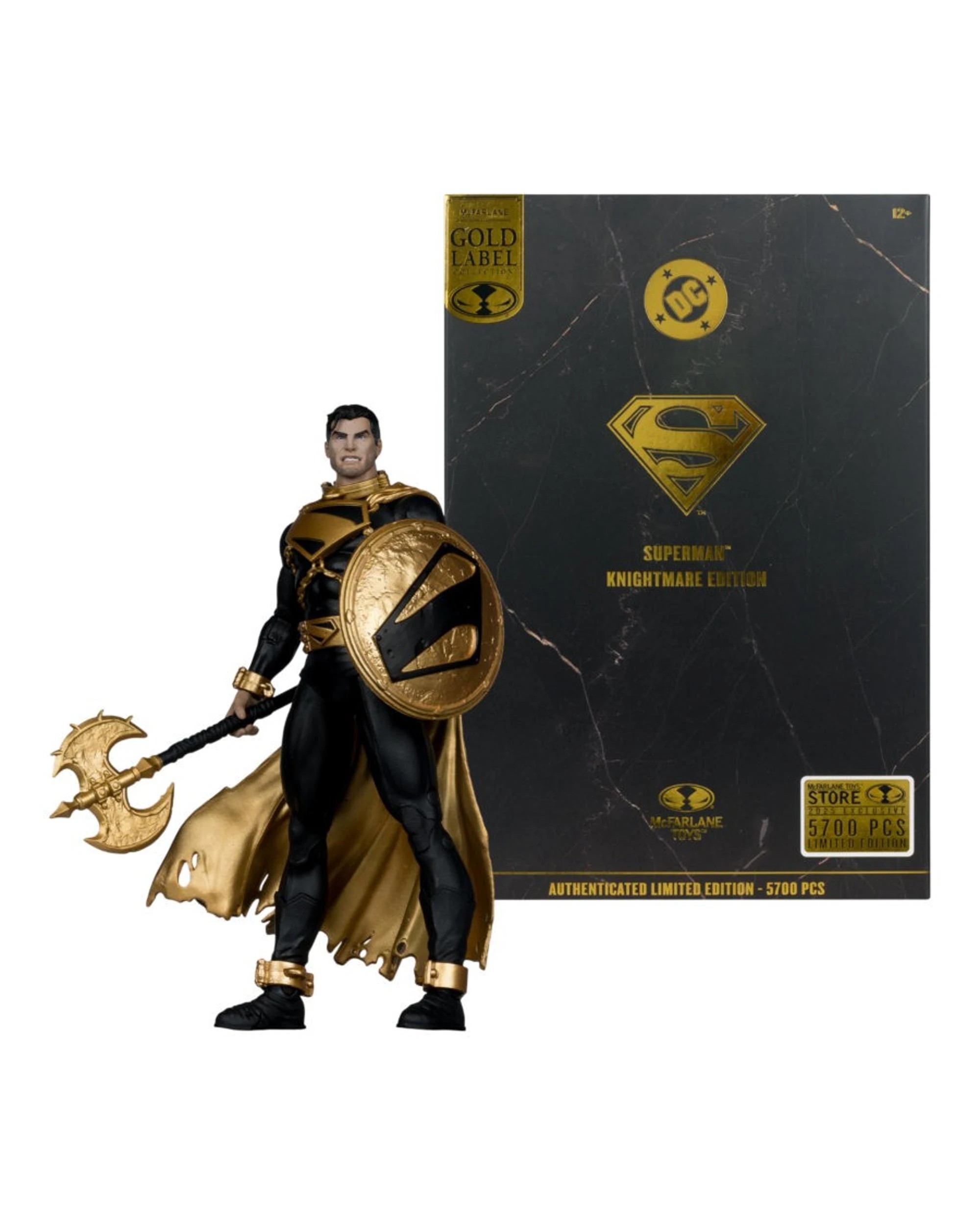 1 DC Multiverse Gold Label Superman Future State Knightmare Edition Superman Limited Edition 7 inch Action Figure, 1 of 10