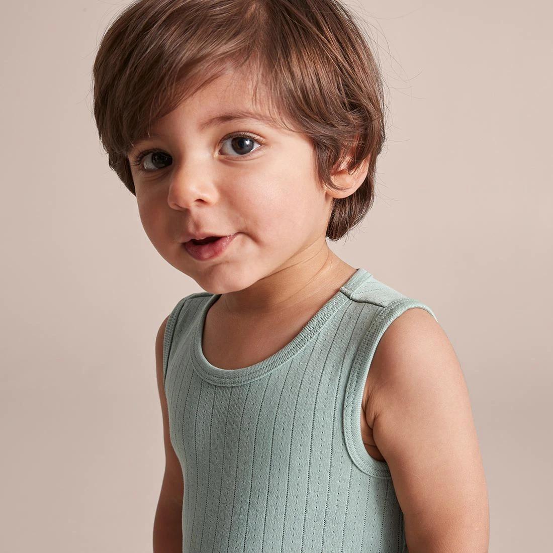 6 Target Baby Organic Cotton Pointelle Bodysuit JADEITE GREEN, 6 of 10