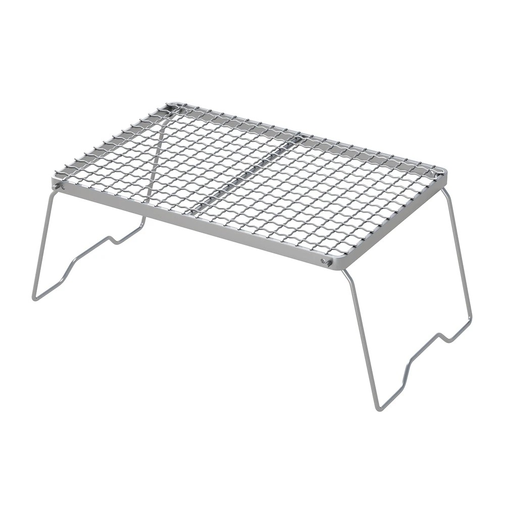 1 Grillz Portable BBQ Grill  Smoker Foldable Camping Outdoor - Silver, 1 of 6