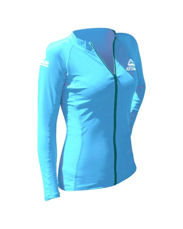 Adrenalin Lady Long Sleeve Full Zip Swim Top/Rashie UPF50+ Sun - 14 - 