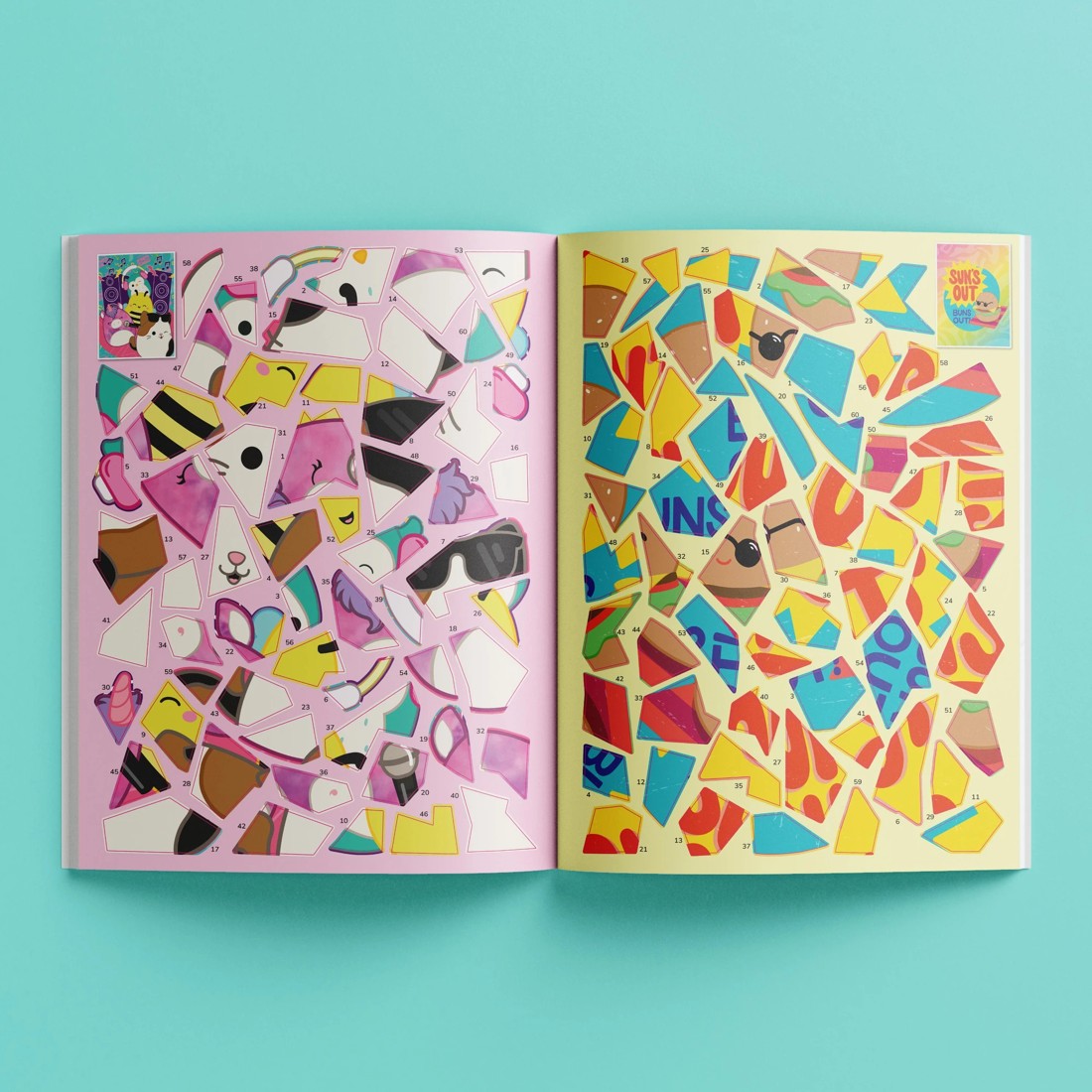 5 Kaleidoscope Original Squishmallows Sticker Mosaics - Book, 5 of 7