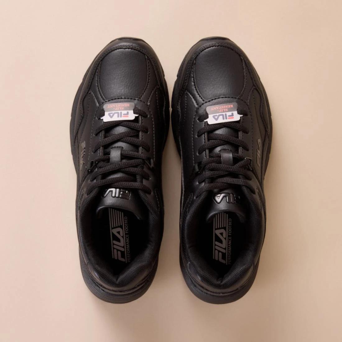 3 Fila Womens Totona Pu Sneakers BLACK, 3 of 6