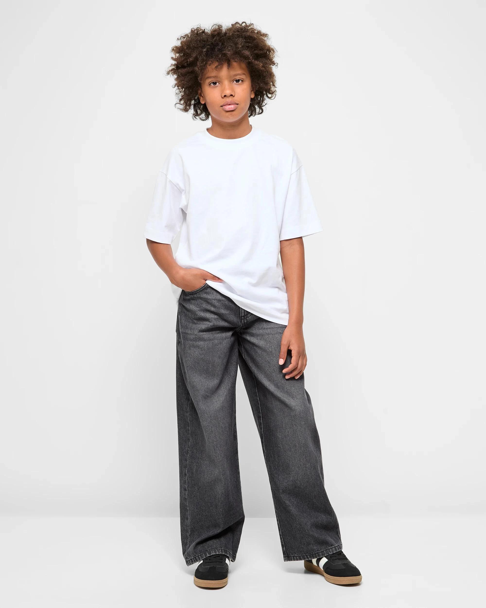 2 Target Wide Fit Denim Jeans BLACK, 2 of 5