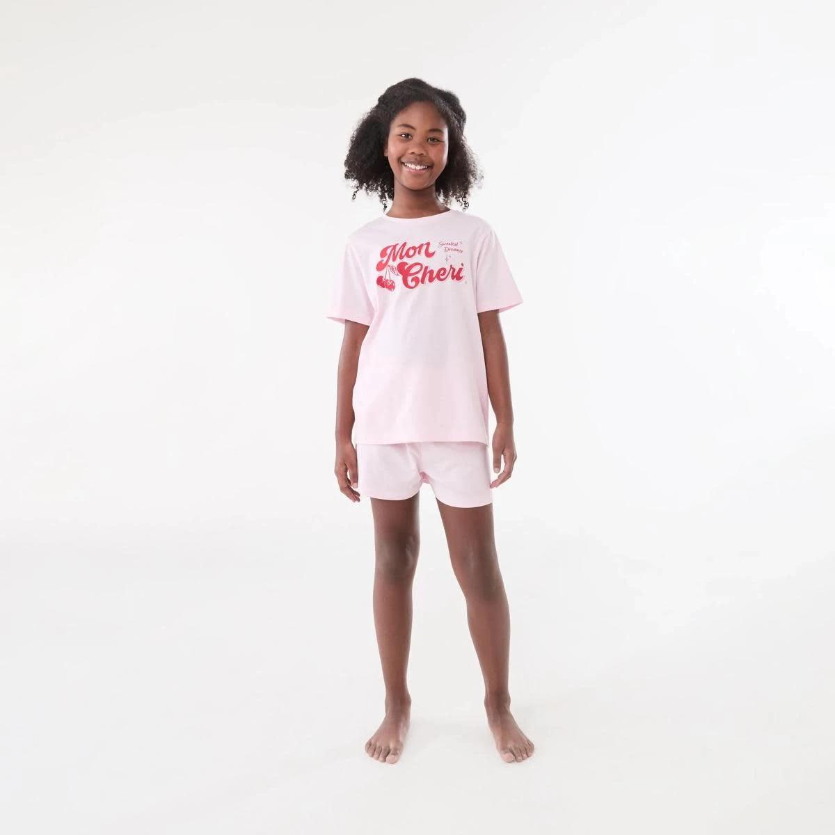 5 Short Sleeve Knit Pyjama Set MON CHERI, 5 of 8