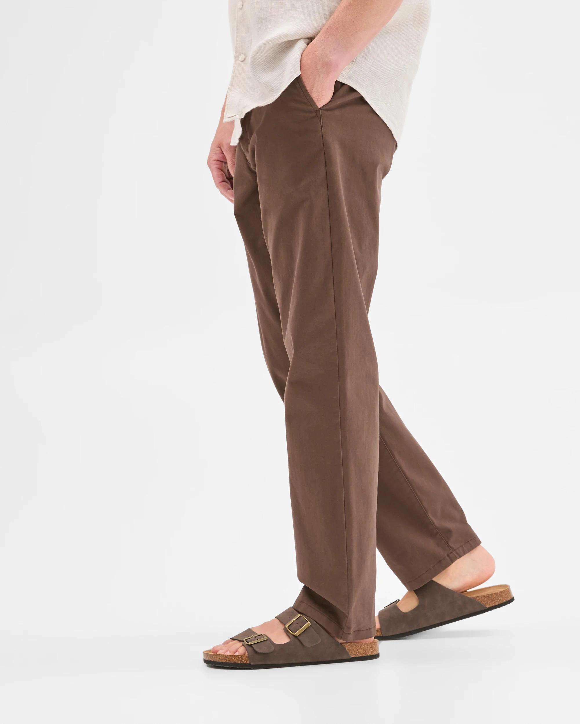 4 Target Australian Cotton Rich Relaxed Fit Chino Pants CHOC, 4 of 7