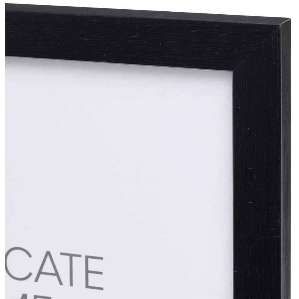 2 A4 Certificate Frame Brush Black, 2 of 4