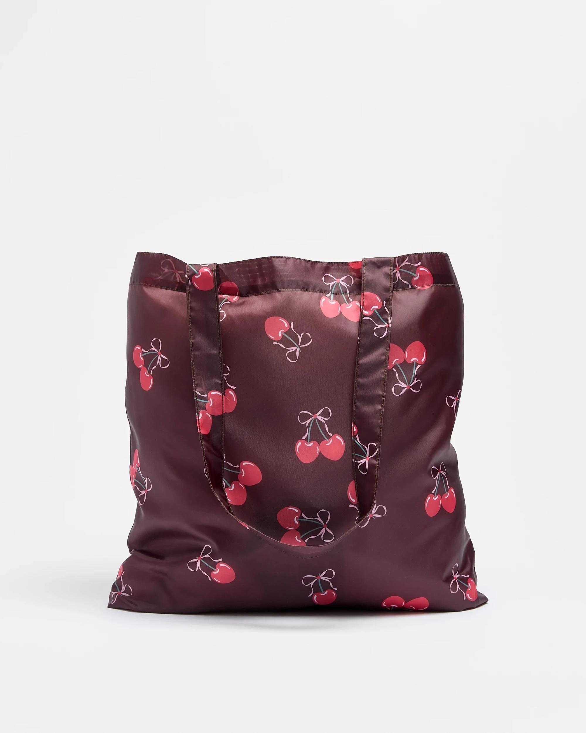 1 Target Fold Up Shopper Tote Bag CHERRIES, 1 of 3