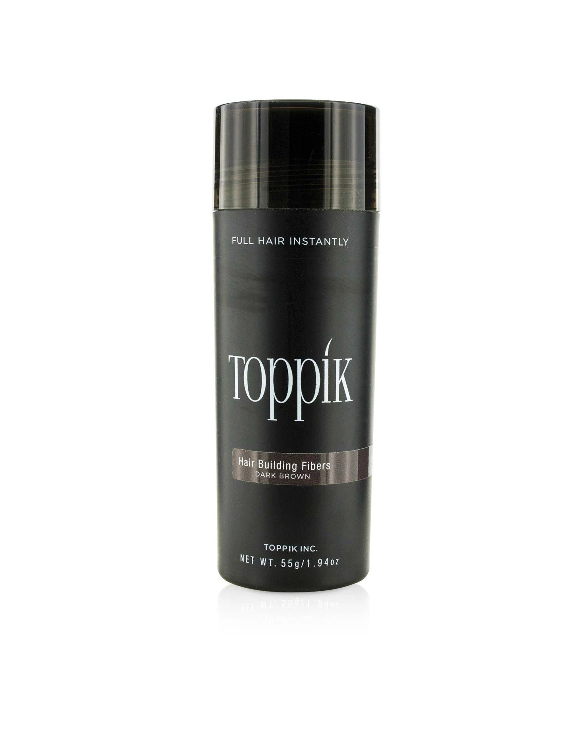 1 Toppik Hair Building Fibers - # Dark Brown  55g/1.94oz, 1 of 4