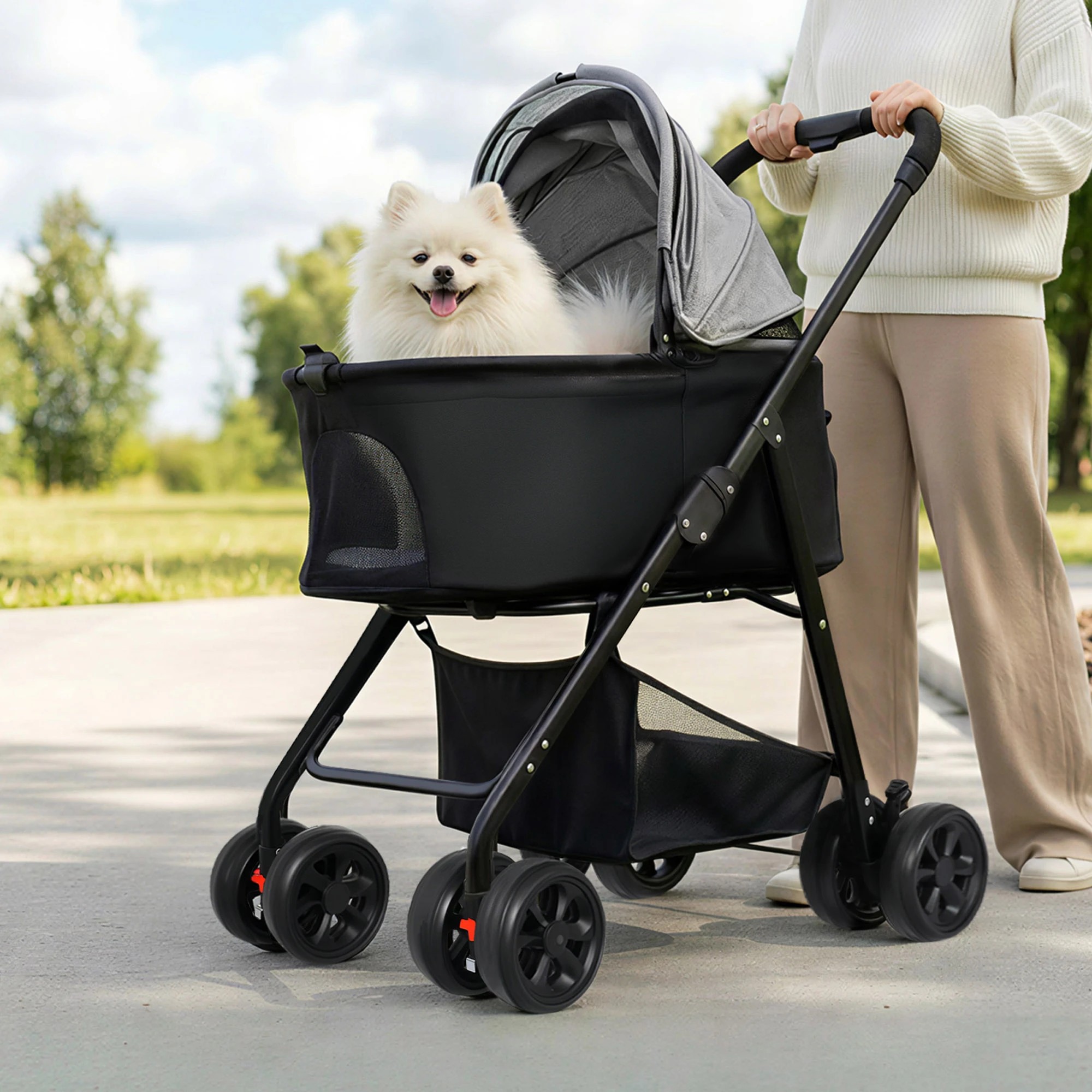 7 Pawz Pet Stroller 3-In-1-Loads Up To 20Kg, 7 of 9