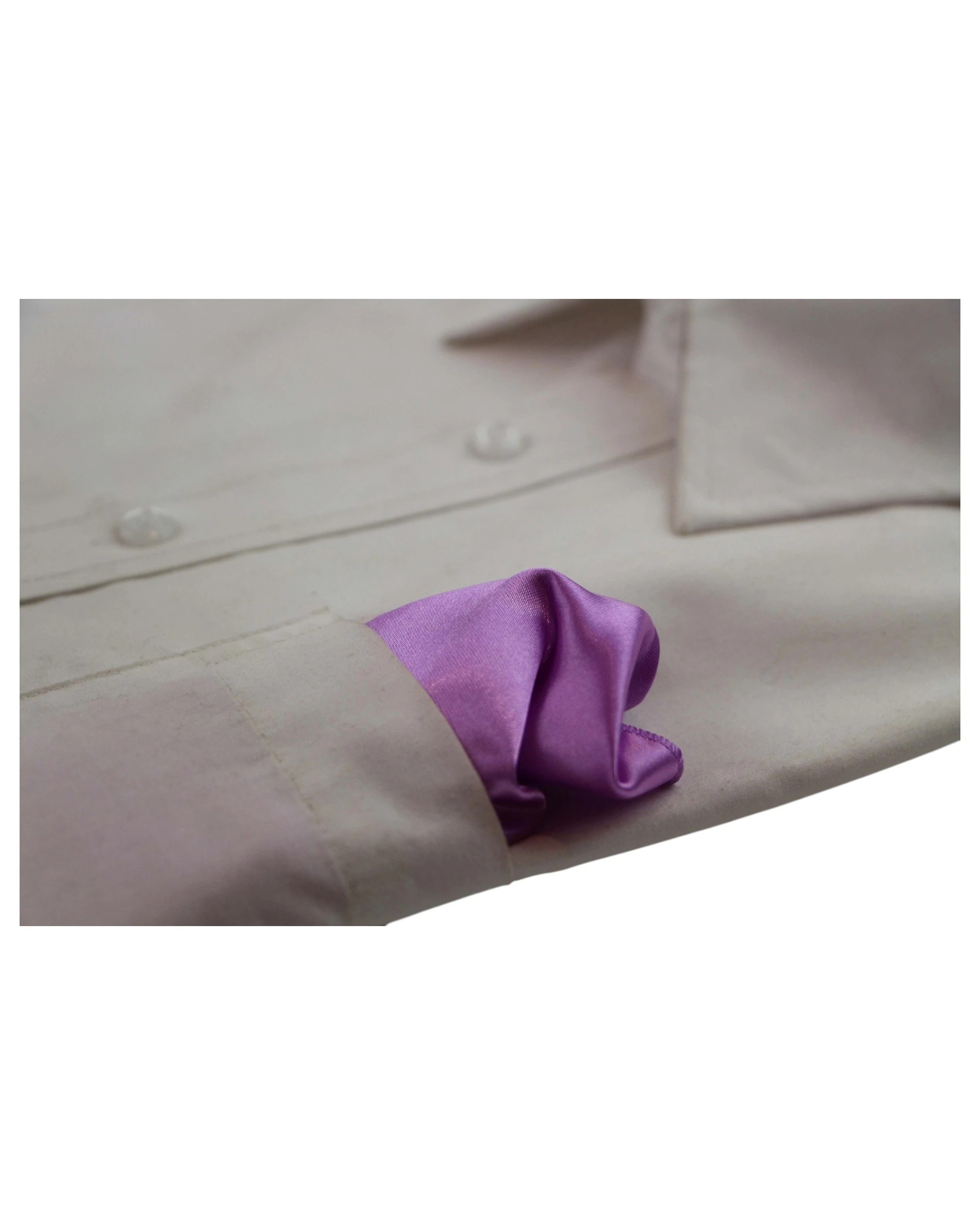 3 Zasel Mens Pocket Square - Purple, 3 of 3