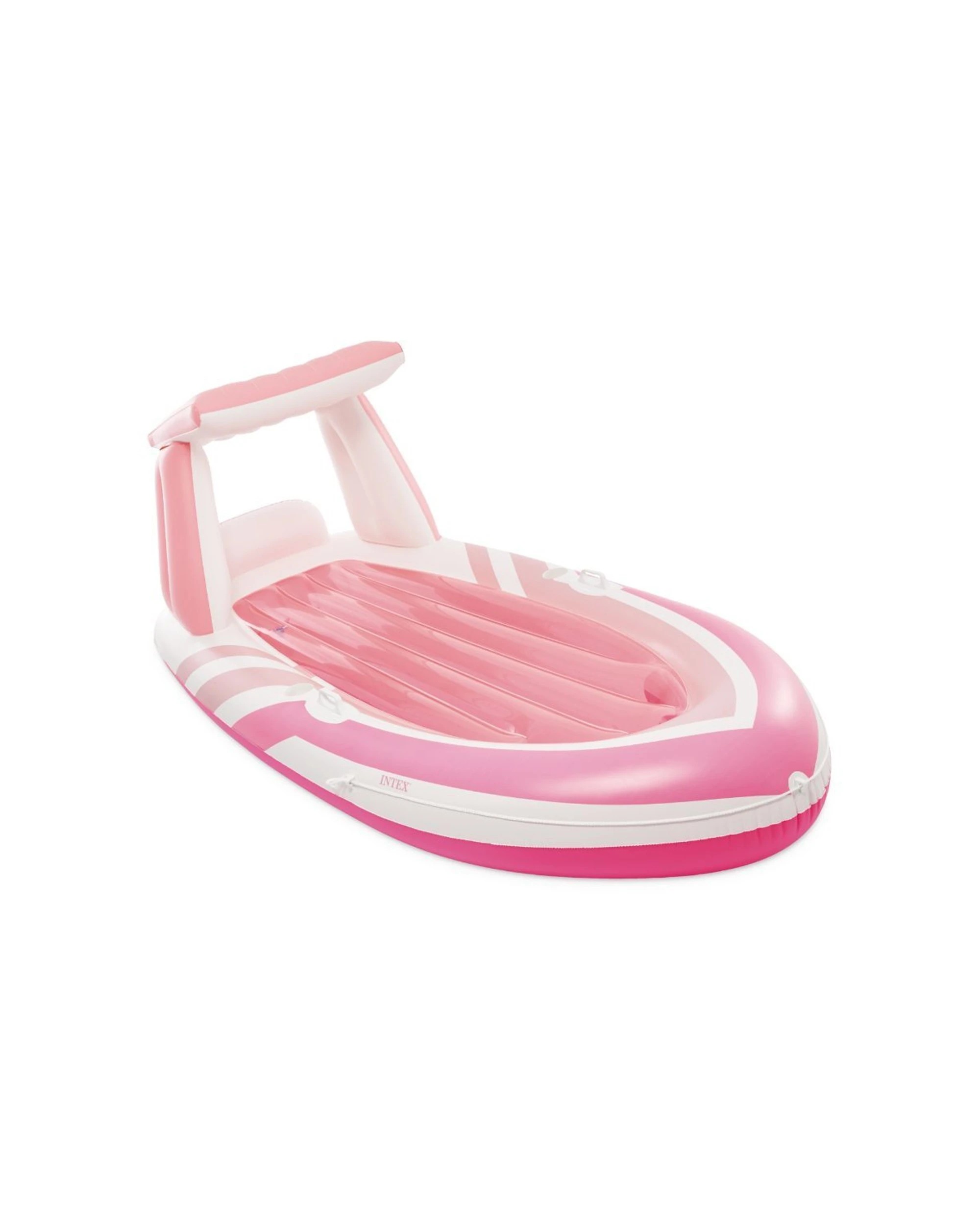 8 INTEX Paradise Inflatable Outdoor Pool Boat Float - Pink, 8 of 9