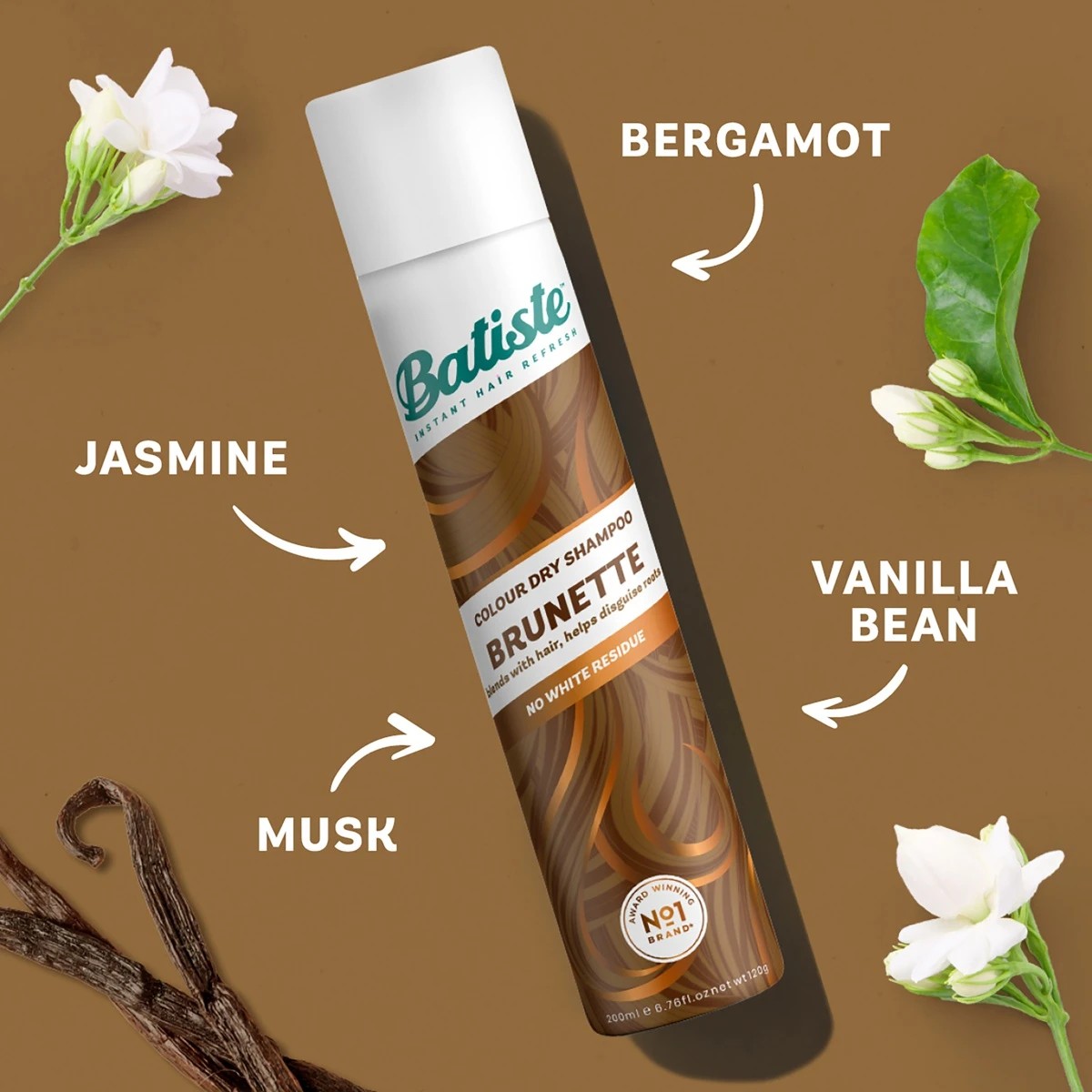 4 Batiste Colour Dry Shampoo 200ml - Brunette, 4 of 6