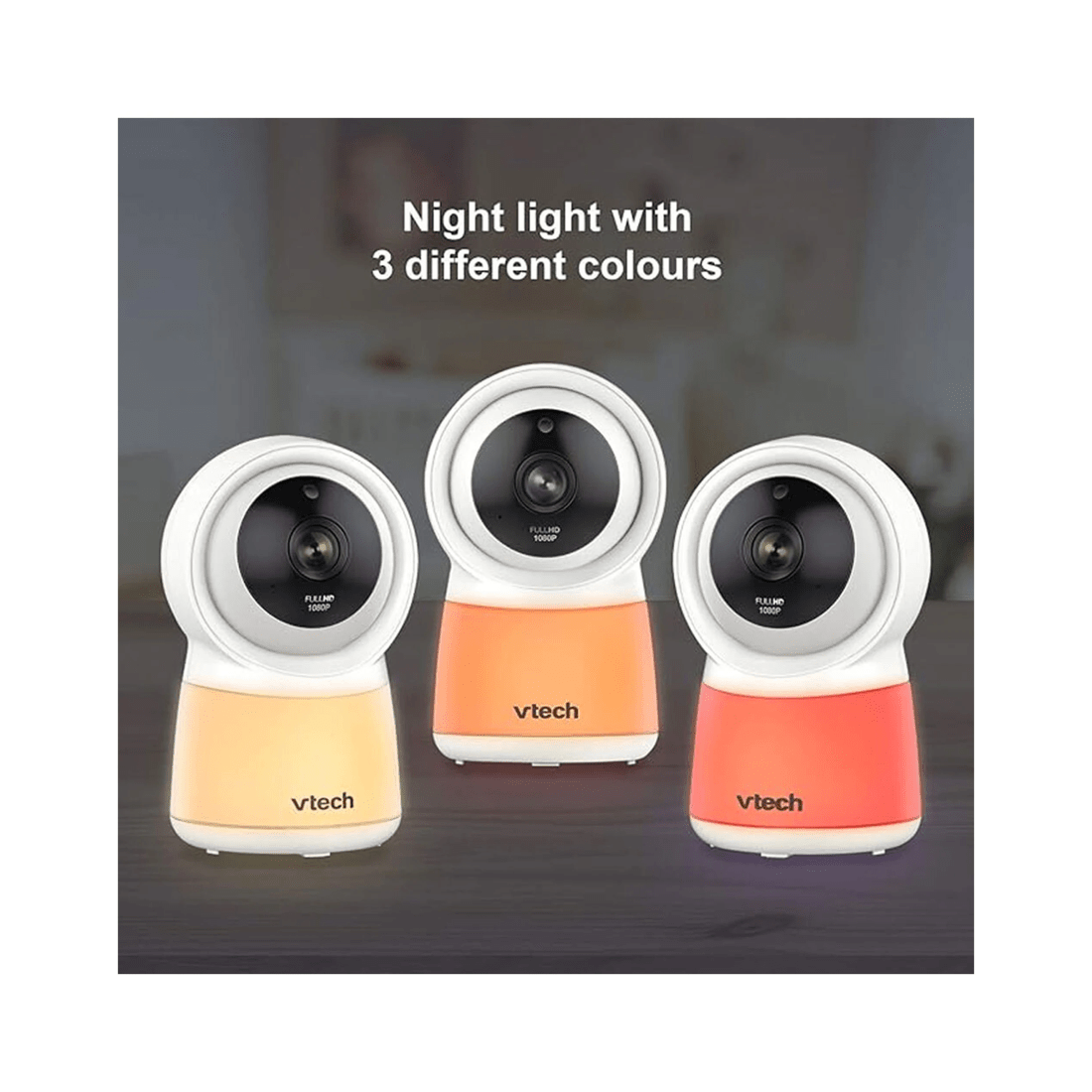 2 Vtech 7 Inch Smart Hd Video Baby Camera Monitor With Remote Access 1080p
 - White, 2 of 3