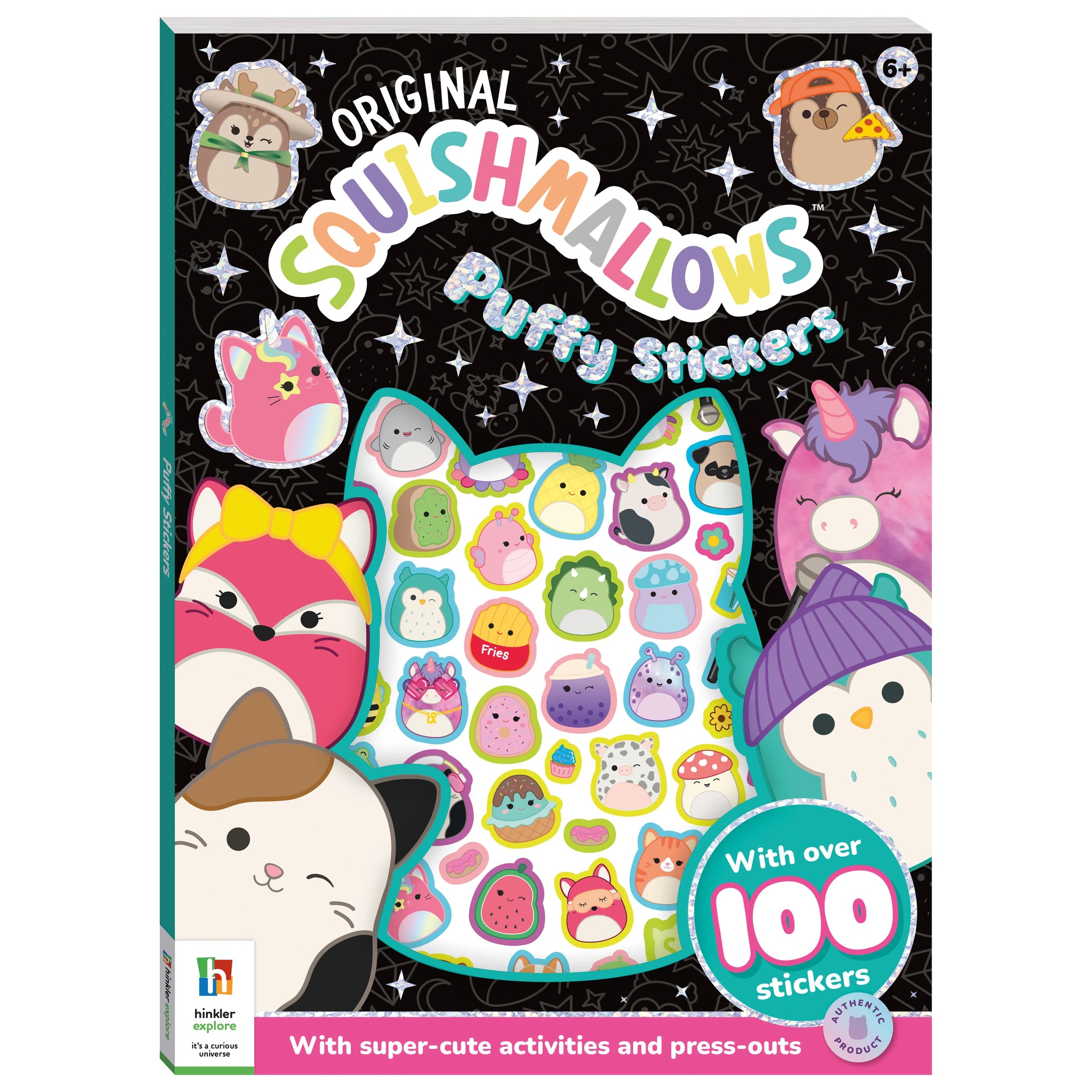 1 Original Squishmallows Puffy Stickers - Book, 1 of 6