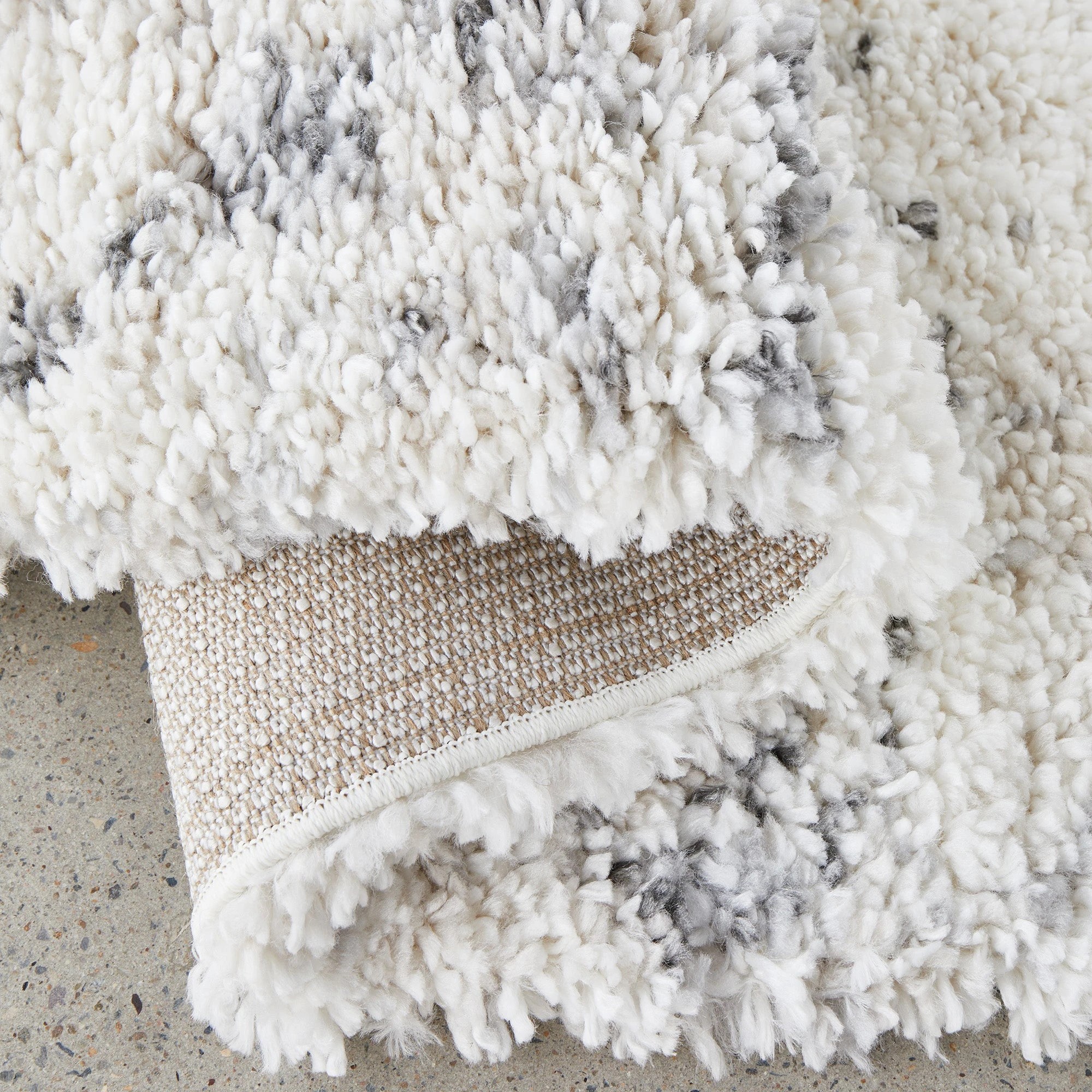 6 Common Ground Rugs Nocturne Astro 330x240cm - Extra Large Shag Rug - White, 6 of 6