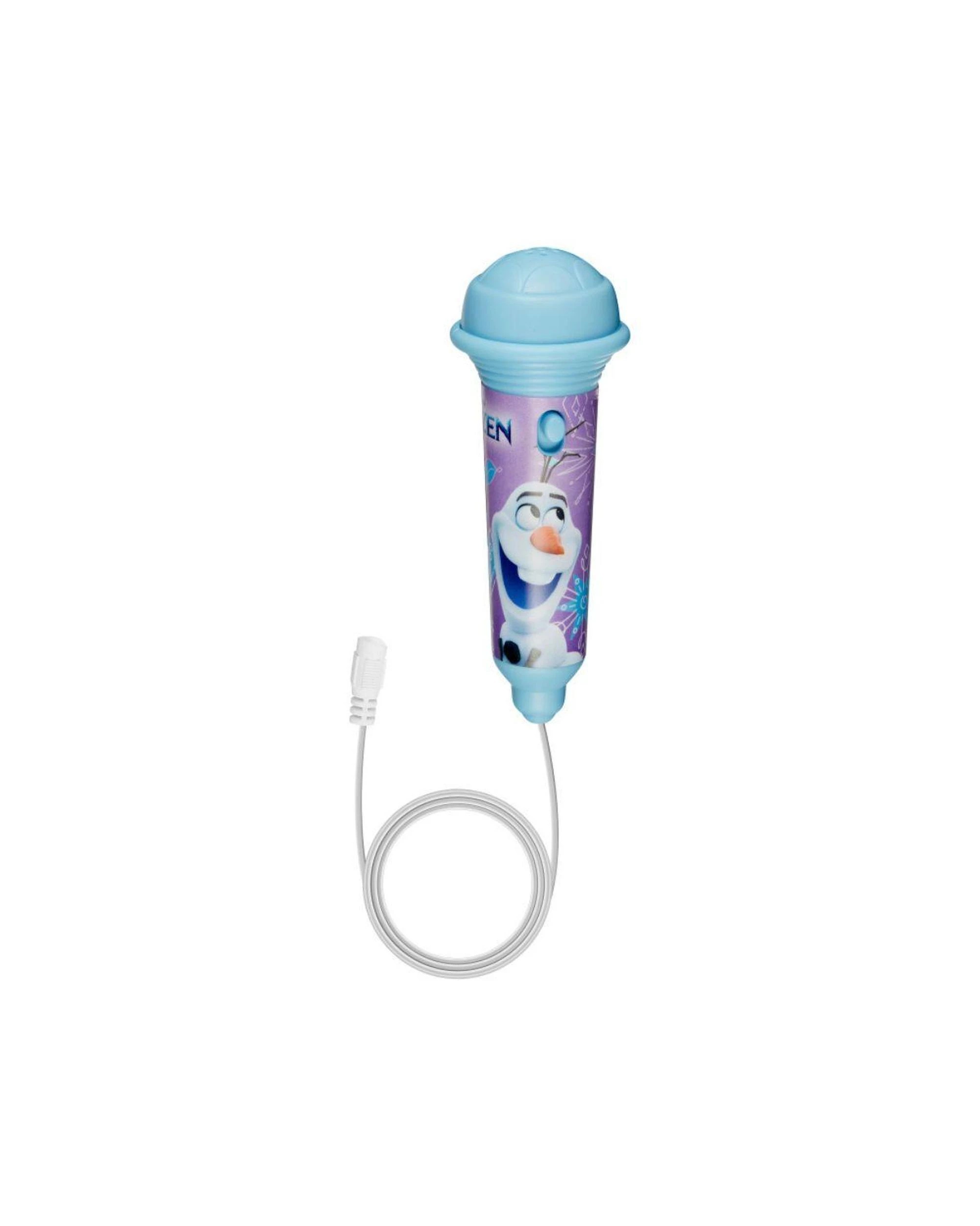6 Disney Frozen Mini Karaoke Machine with Belt Hook, Built-in Melodies, Aux & Flashing Lights, 6 of 8
