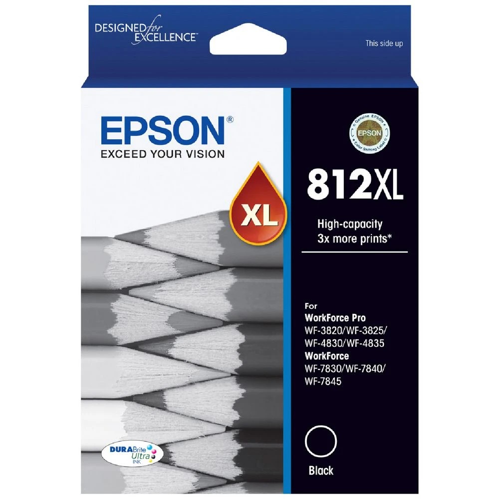 1 Epson 812XL DURABrite Ultra Ink Cartridge Black, 1 of 1