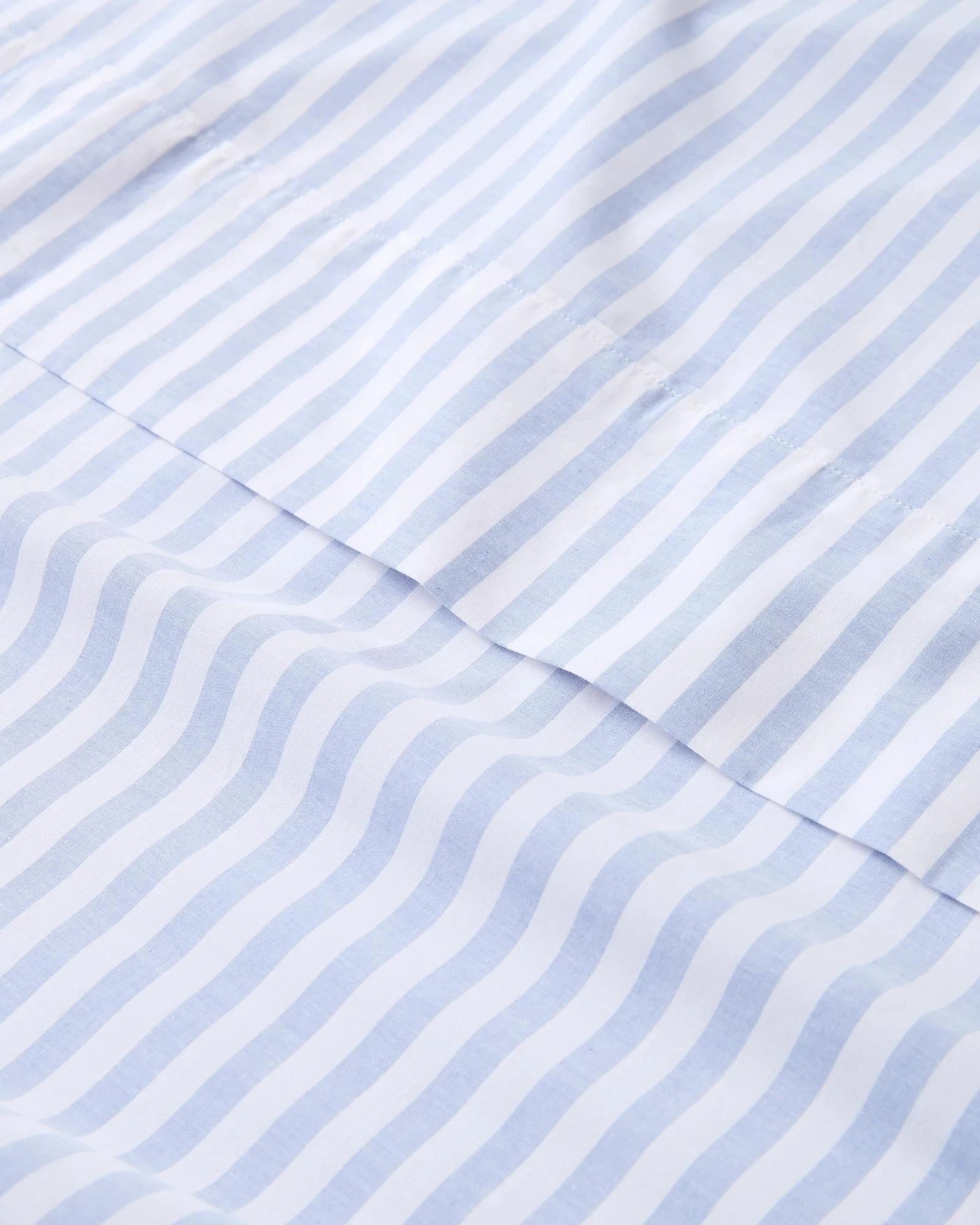 2 Target Australian Cotton Mix & Match Flat Sheet - Double Bed - Blue, 2 of 2