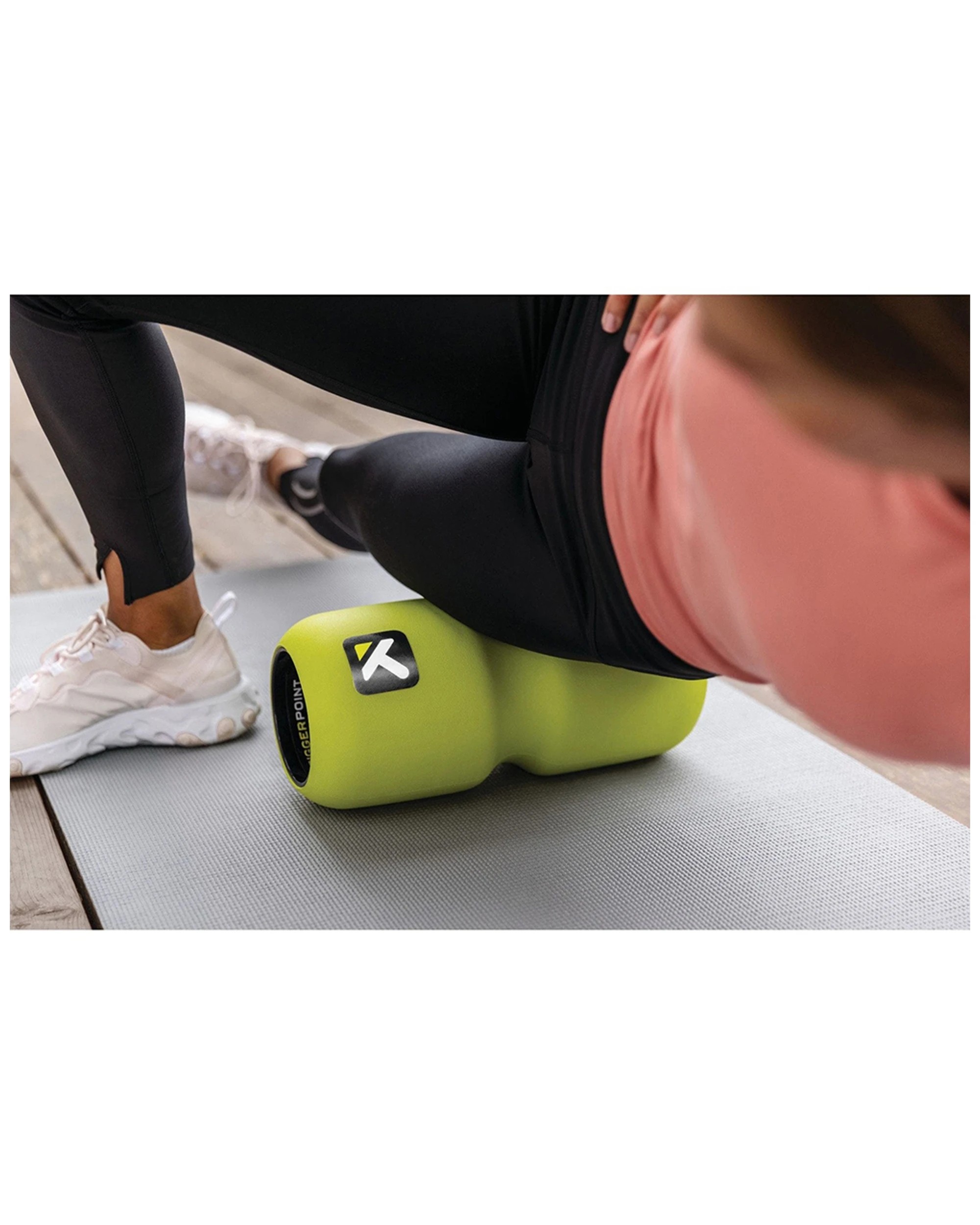 5 TRIGGERPOINT CHANNEL Roller Level 3 13 Inch Foam Targeted Massage Hollow Core - Green, 5 of 5