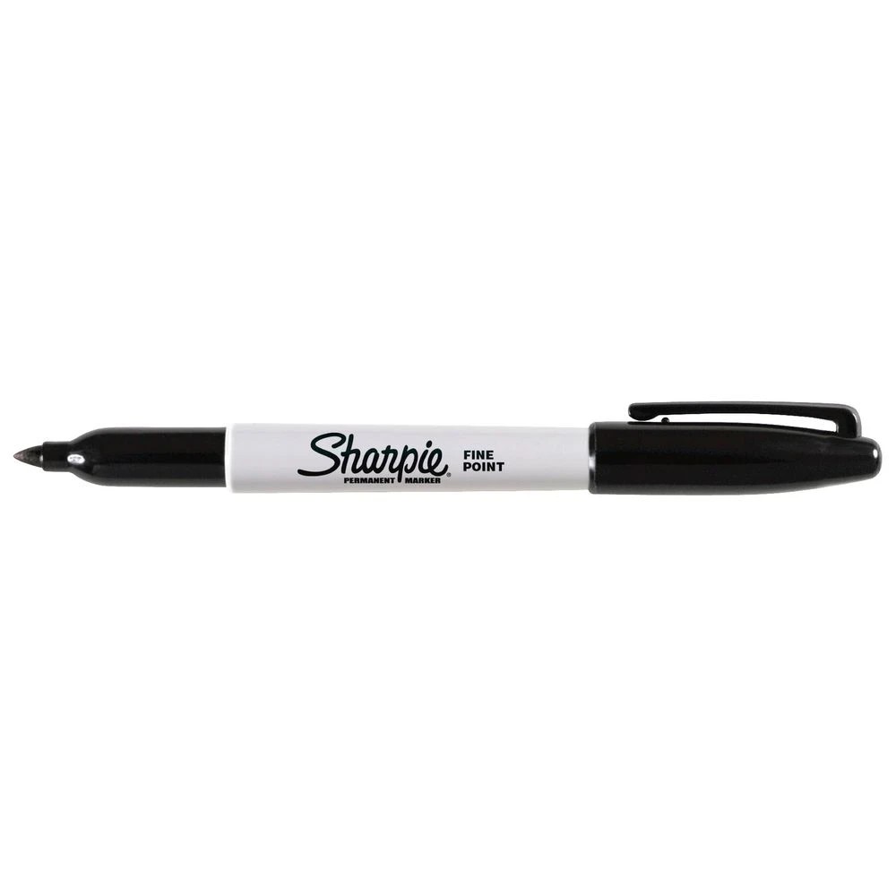 2 Sharpie Fine Permanent Markers Black 24 Pack, 2 of 5