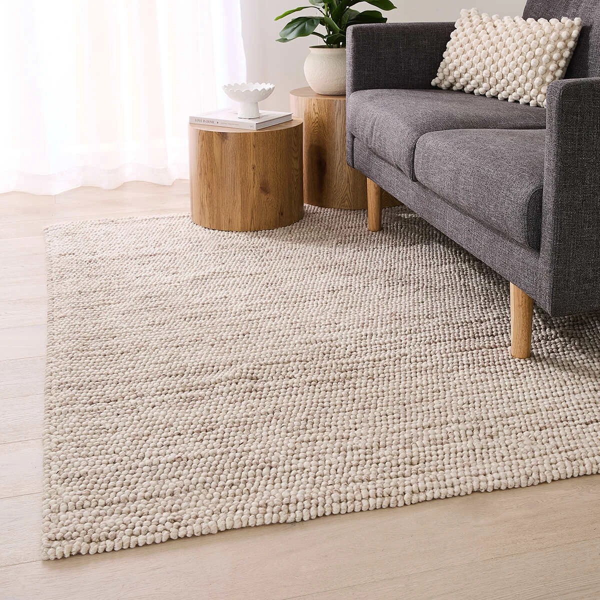 1 Dahlia Rug - Natural, Medium - 180cm x 133cm, 1 of 6