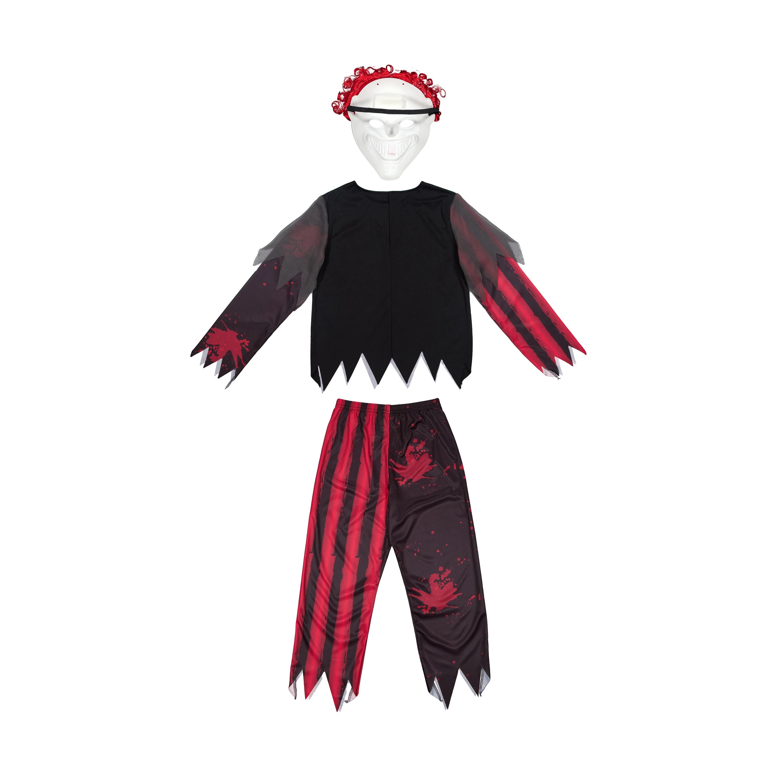 3 3 Piece Clown Costume With Mask - Ages 8+, 3 of 6