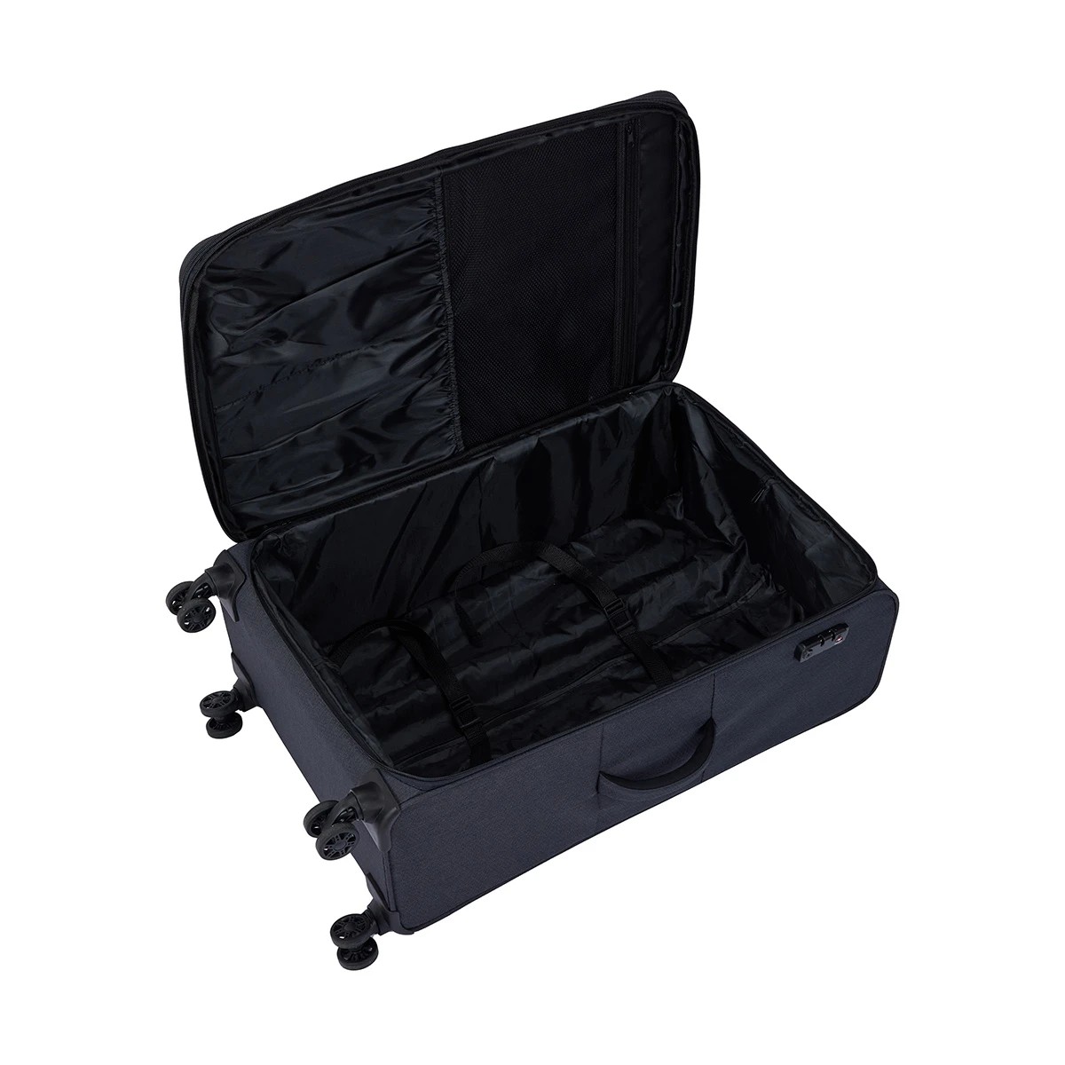 3 71cm 8 Wheels Lightweight Soft Case - Charcoal, 3 of 8