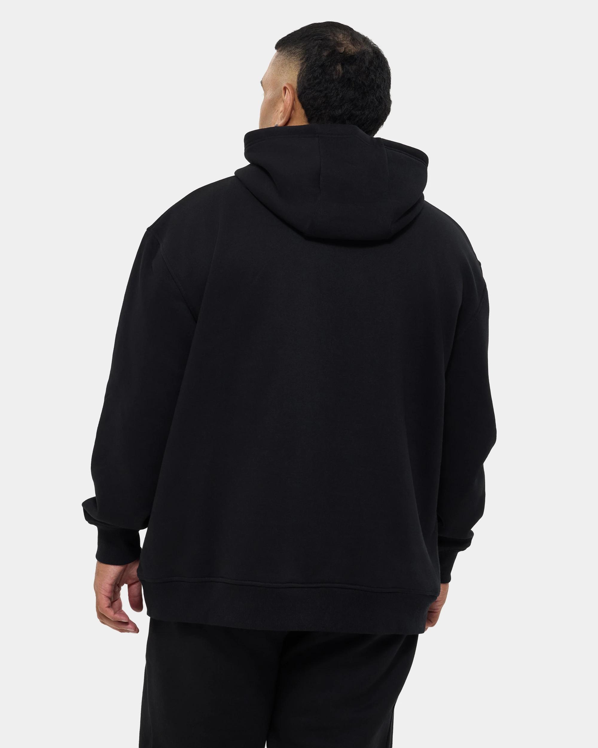 4 Fila Plus Fleece Hoodie BLACK, 4 of 7