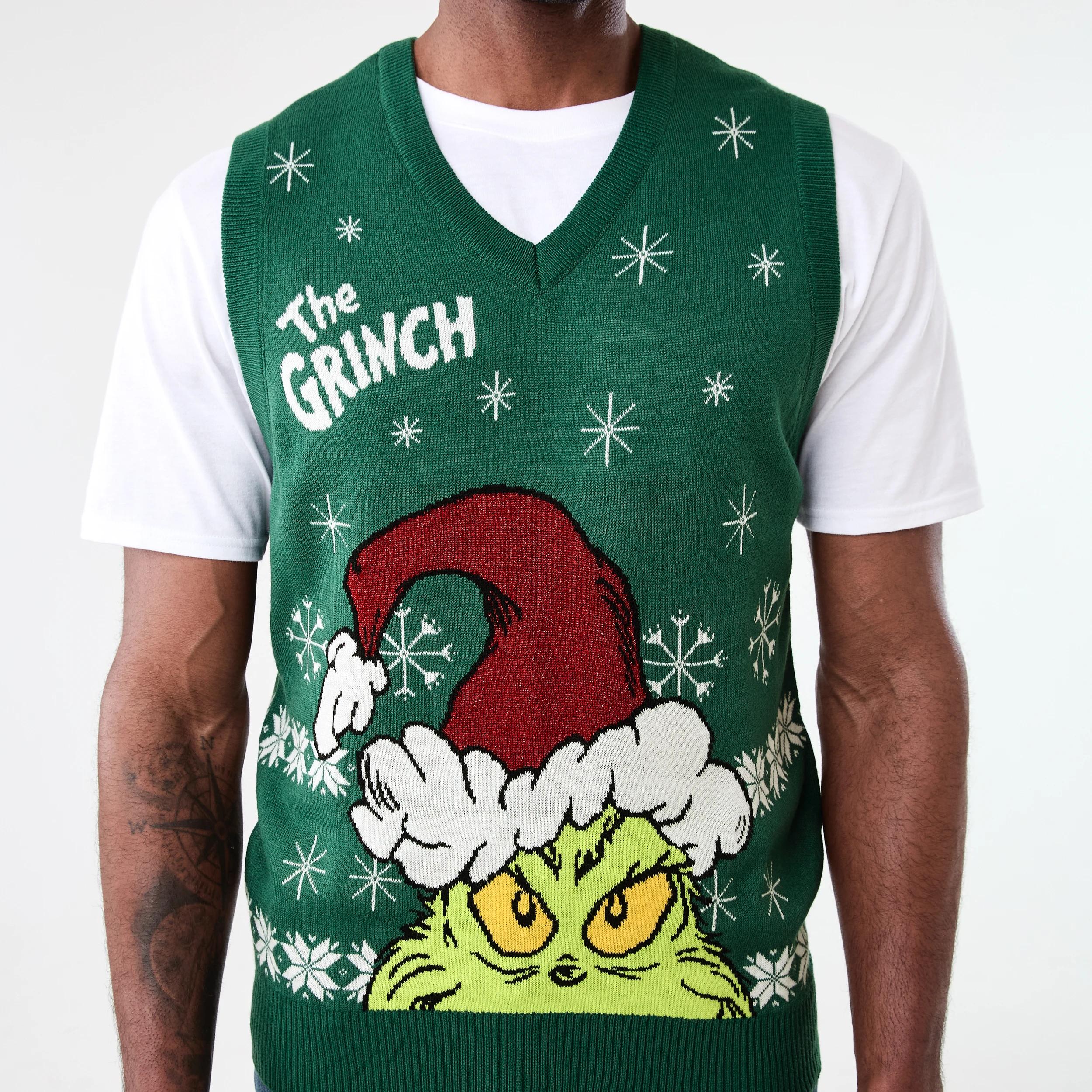 6 The Grinch License Christmas Sweater EVERGREEN, 6 of 6