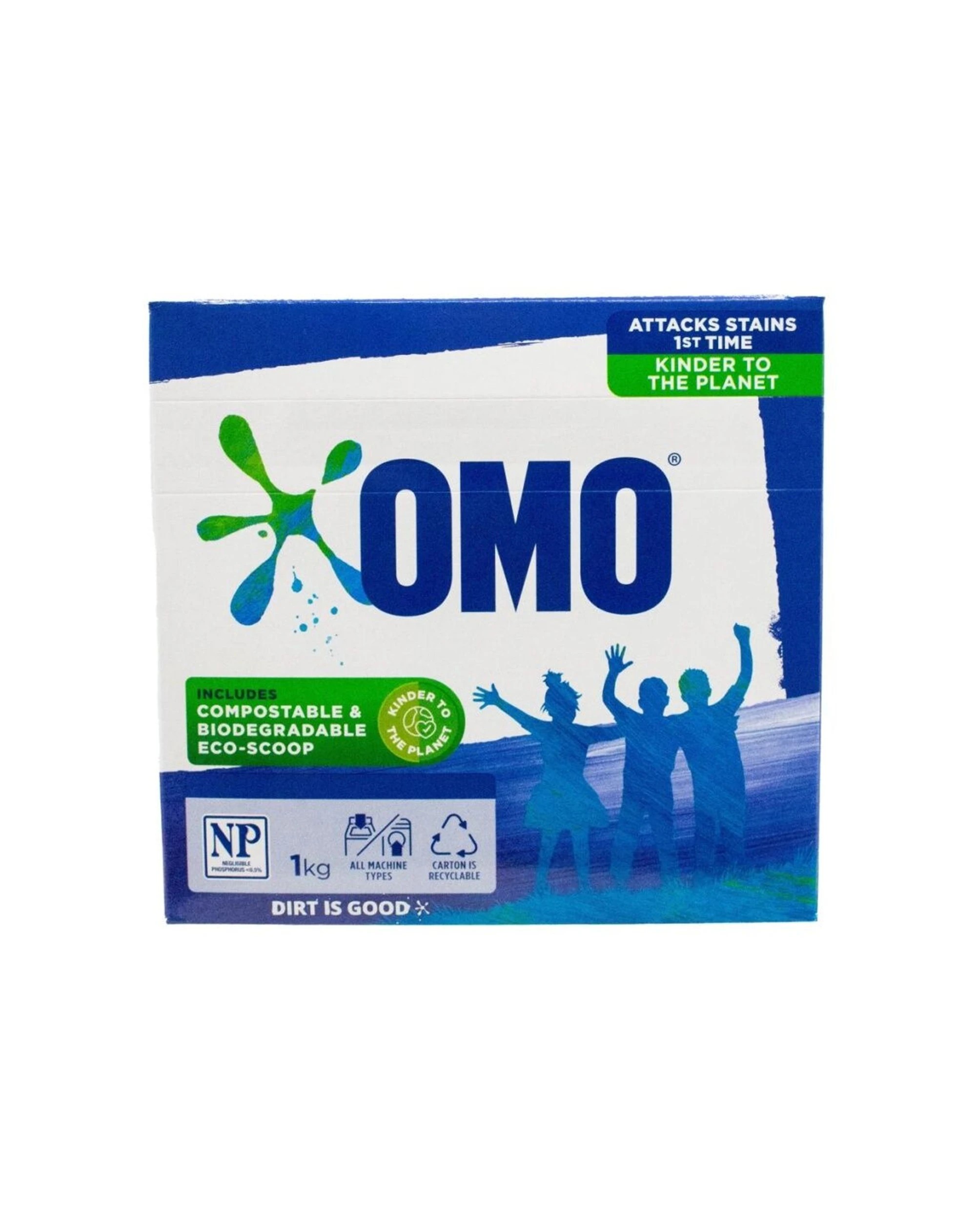 OMO 6PK Laundry Powder Detergent For All Machine Types Removes Stains ...