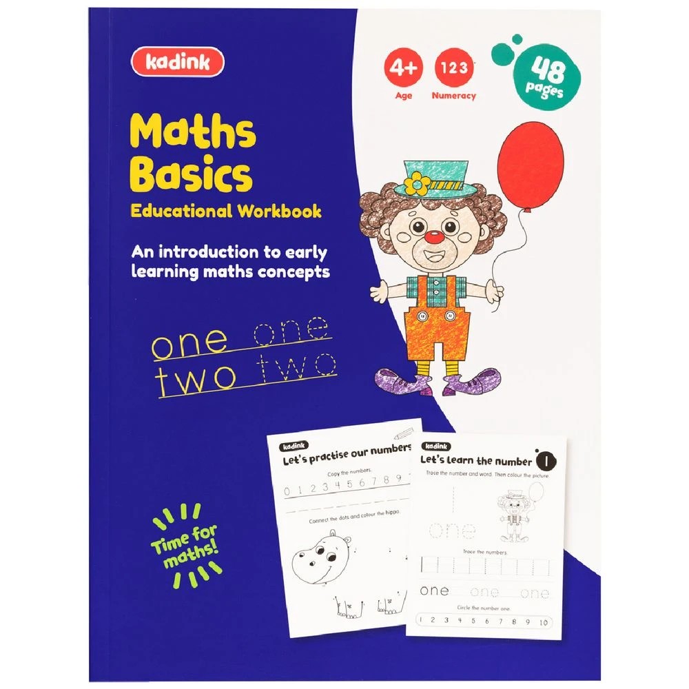 1 Kadink Workbook 48 Pages Maths Basics, 1 of 5