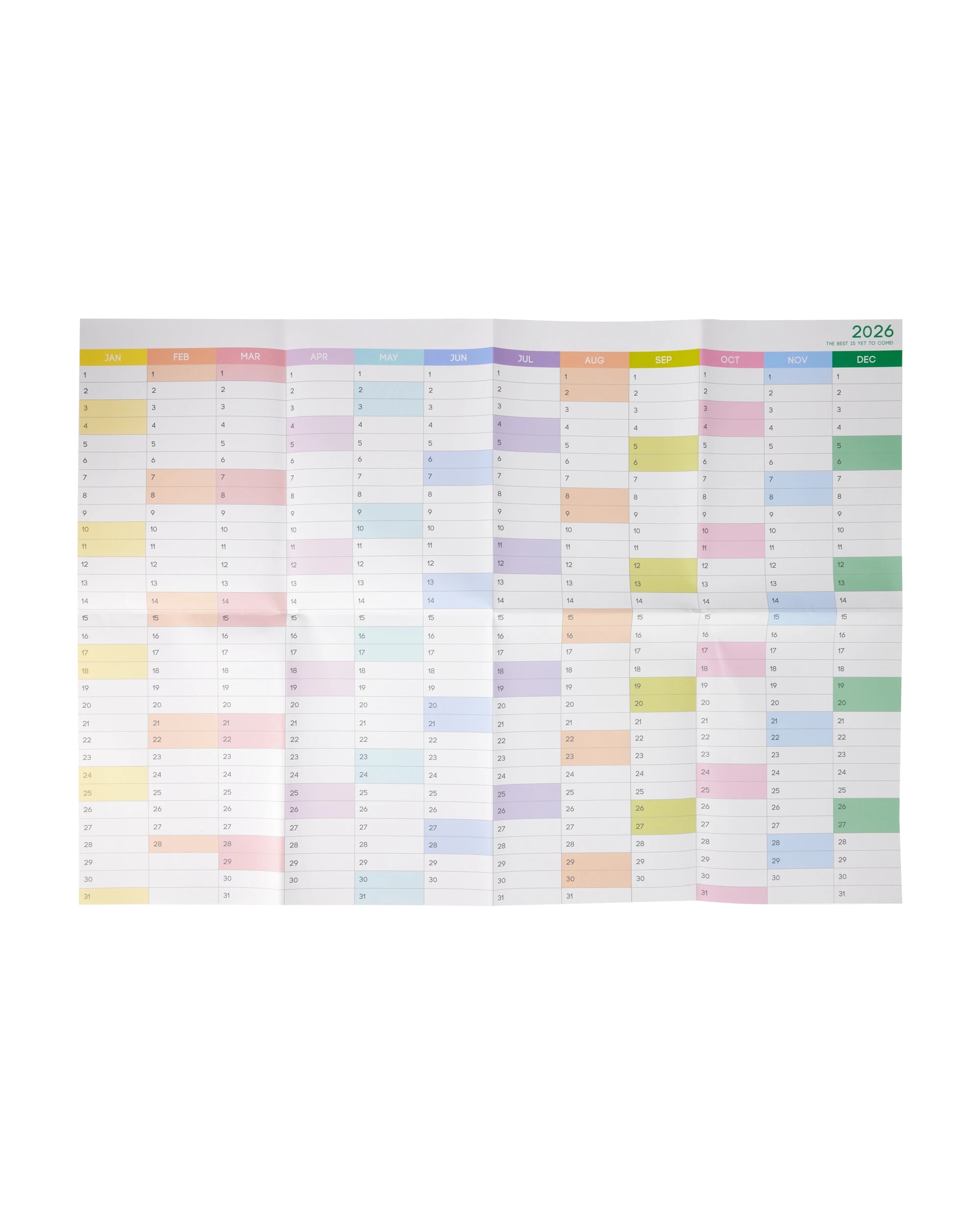 2 A1 2026 Yearly Wall Planner, 2 of 5